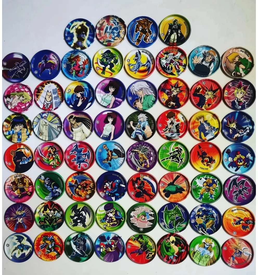 Yu Gi Oh! 60 Tazos Metalix - Colección Completa - Evercrisp (2003)