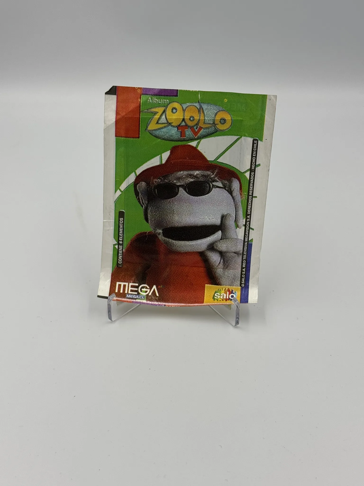 Zoolo TV BKN - Sobre de Laminas/Cromos/Figuritas Sellado Original - Salo