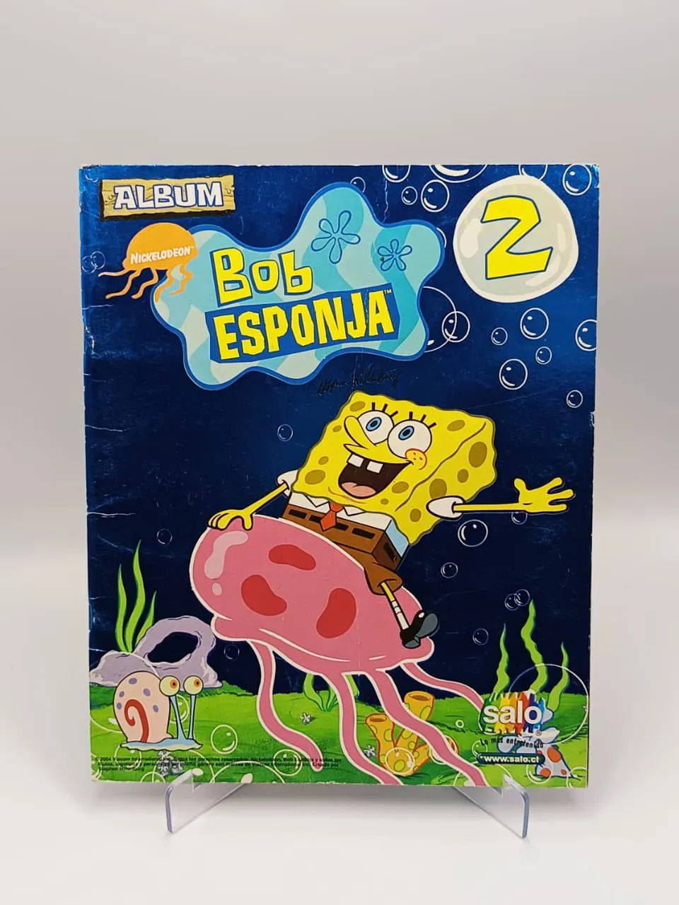 Bob Esponja 2 - Album Incompleto Pegado (14%) - Salo (2004)