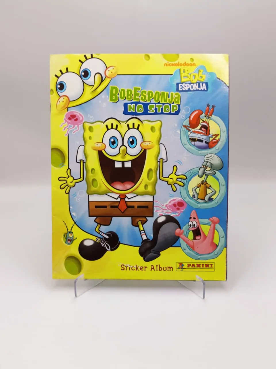 Bob Esponja No Stop - Album Incompleto Pegado (97%) - Panini (2014)