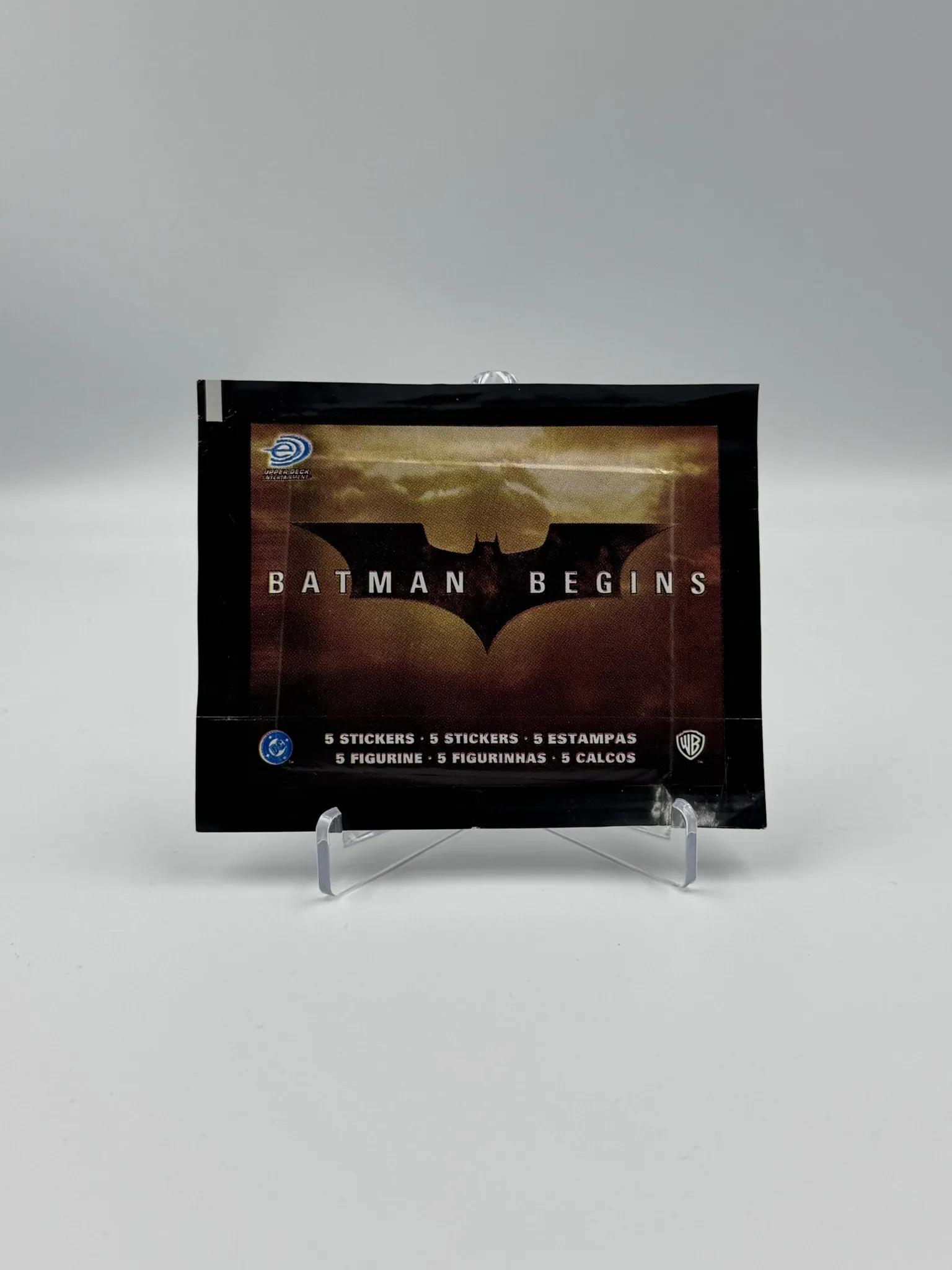 Batman Begins - Sobre de Laminas/Cromos/Figuritas Sellado Original - Salo