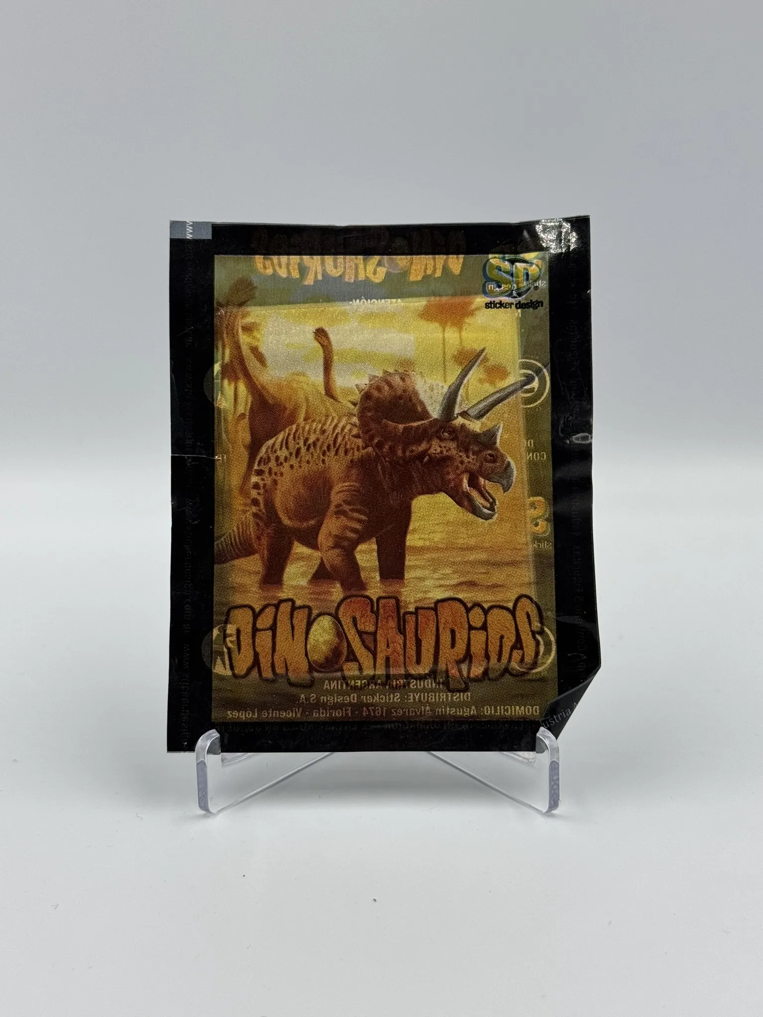 Dinosaurios - Sobre de Laminas/Cromos/Figuritas Sellado - SD