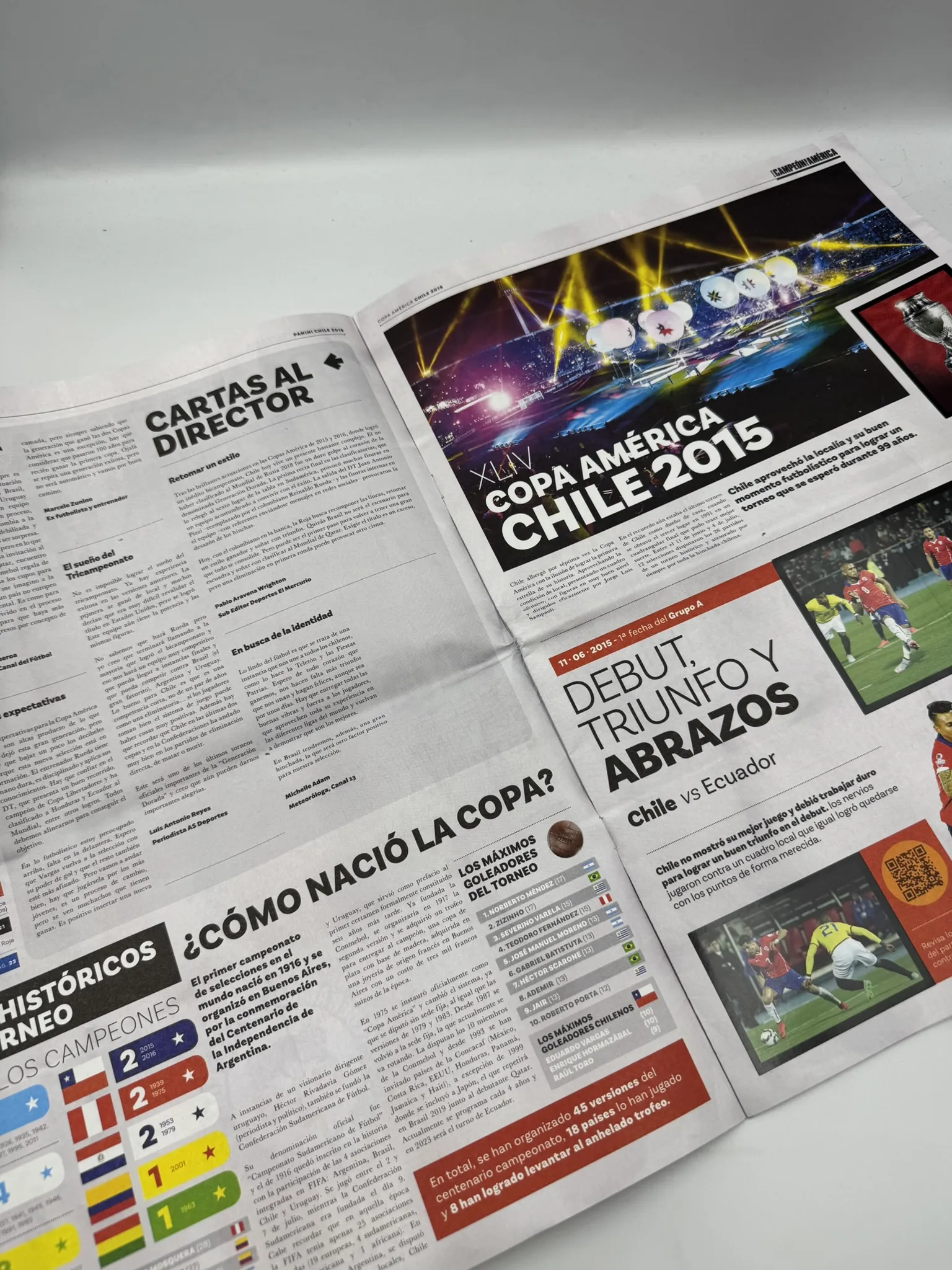 Campeon America 2015 Tabloid