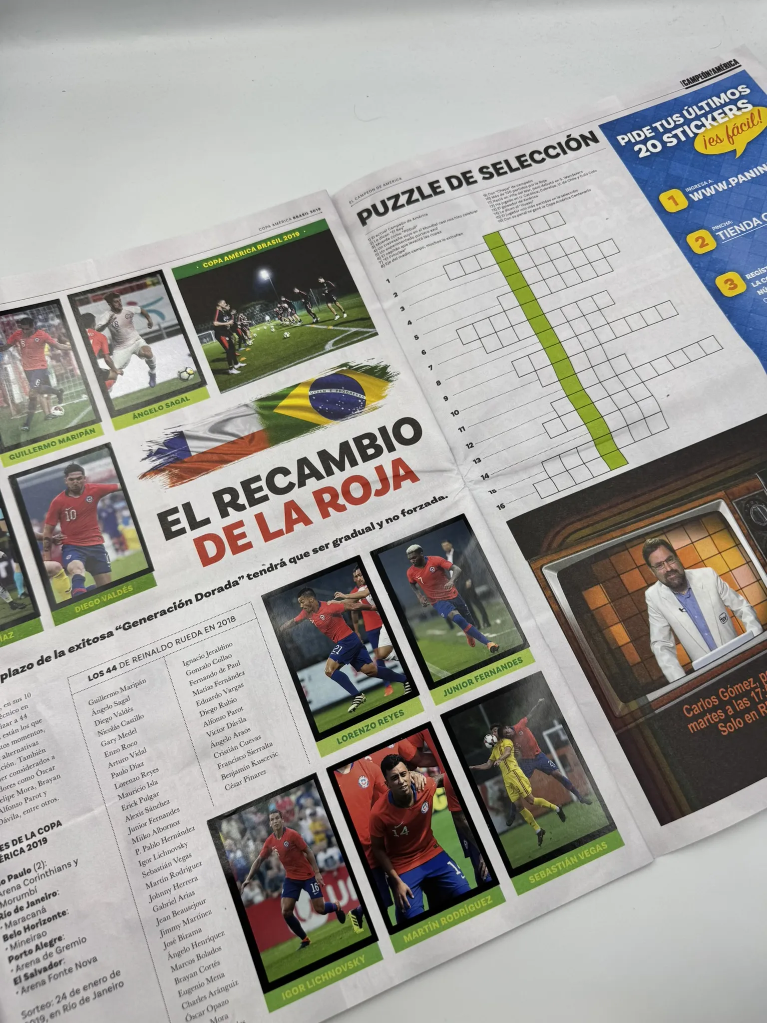 Campeon America 2015 Tabloid