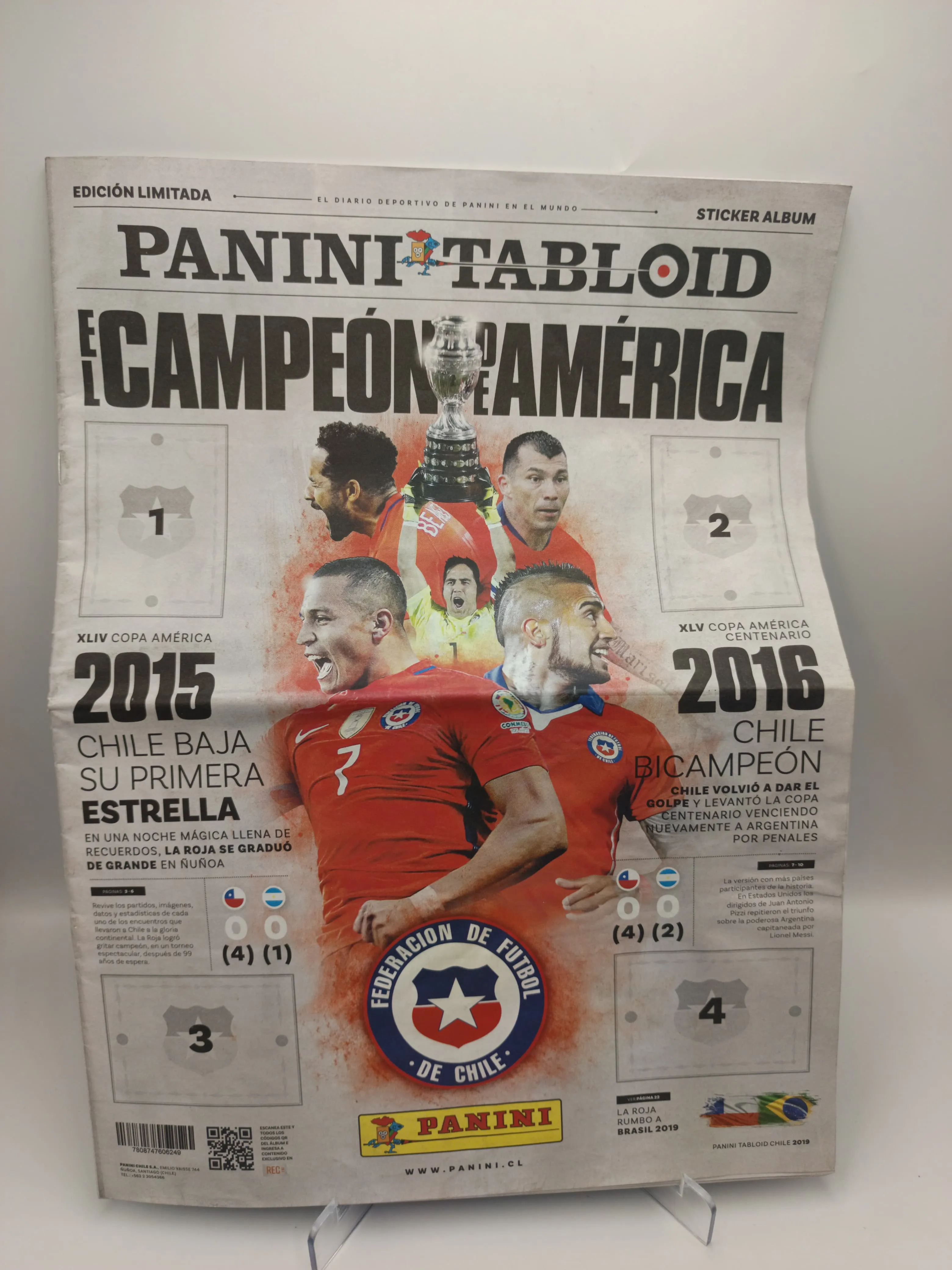 Panini Tabloid - El Campeón de América
