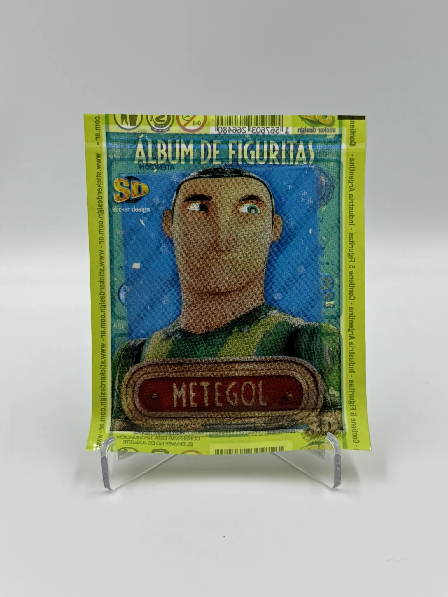 Metegol - Sobre de Laminas/Cromos/Figuritas Sellado - SD