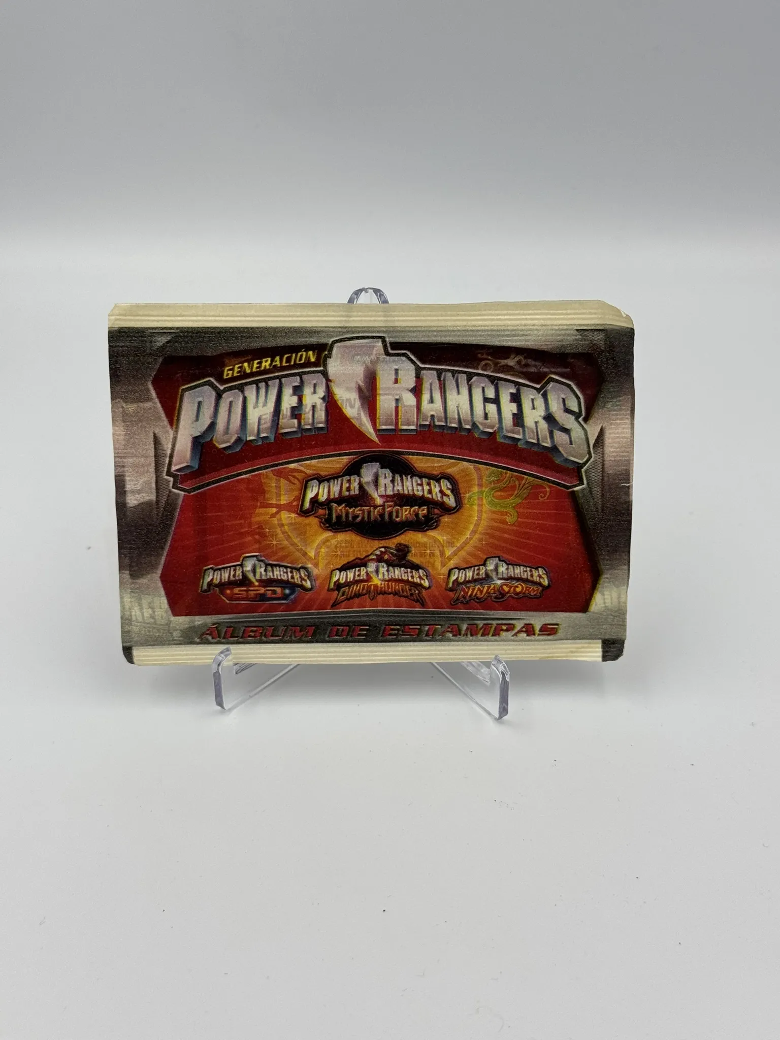 Generación Power Rangers - Sobre de Laminas/Cromos/Figuritas Sellado Original - Salo
