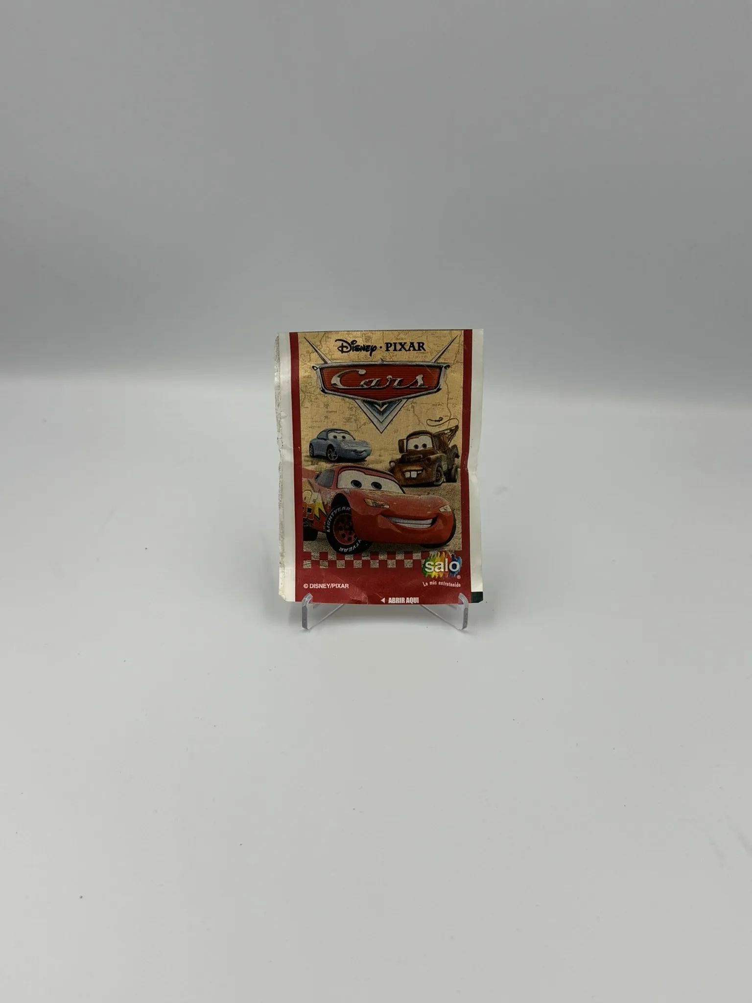 Cars - Sobre de Laminas/Cromos/Figuritas Sellado Original - Salo
