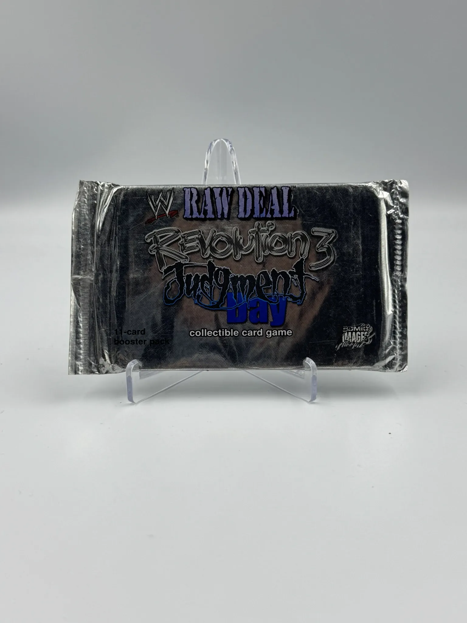 Raw deal revolution Judgement Day (cartas) sobre Plateado - Sobre de Laminas/Cromos/Figuritas Sellado Original - Salo