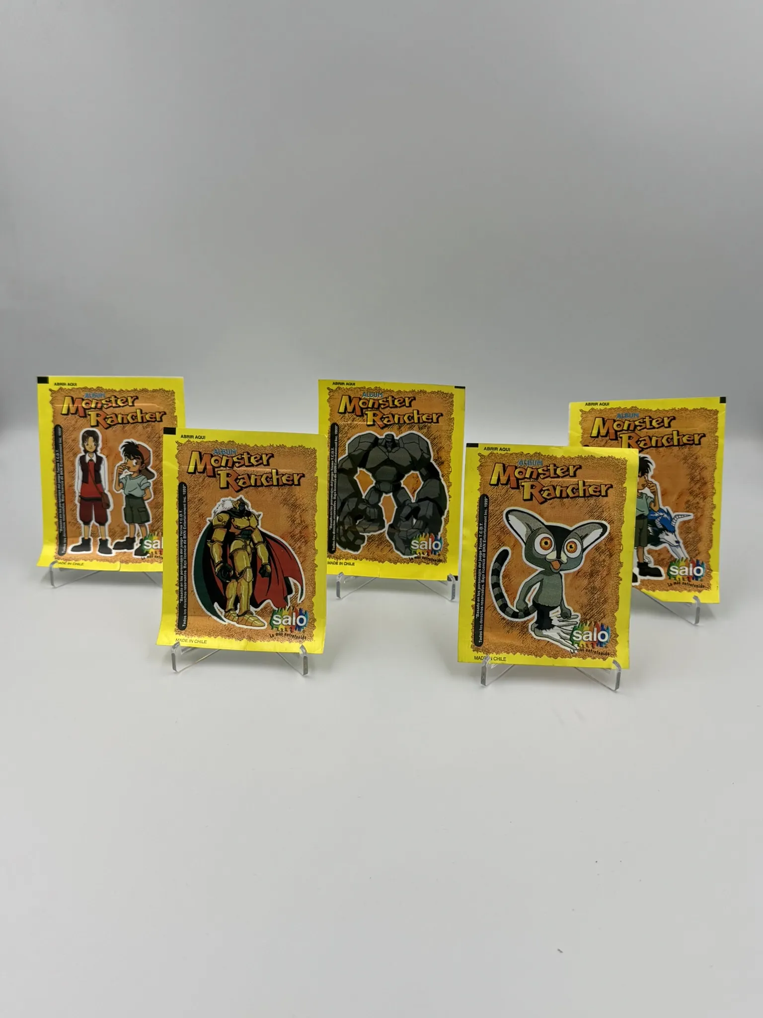 Monster Rancher - Sobre de Laminas/Cromos/Figuritas Sellado Original - Salo