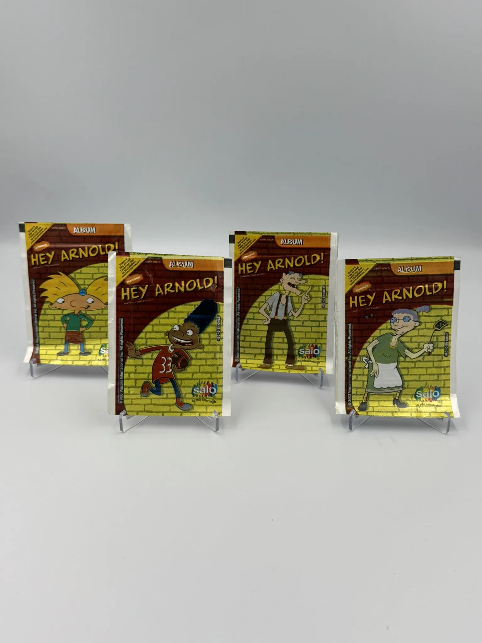 Hey Arnold - Sobre de Laminas/Cromos/Figuritas Sellado Original - Salo