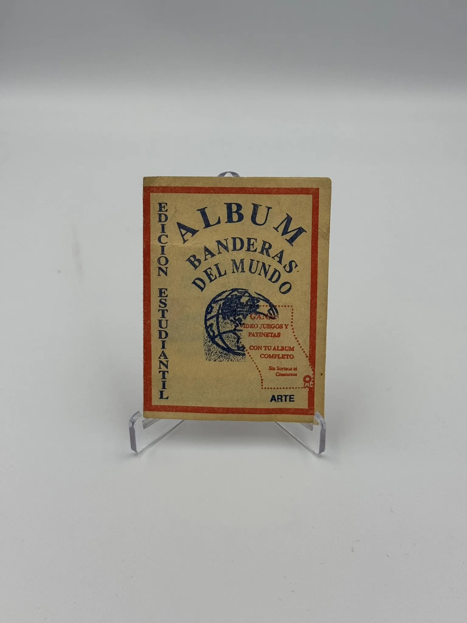Banderas del Mundo - Sobre de Laminas/Cromos/Figuritas Sellado