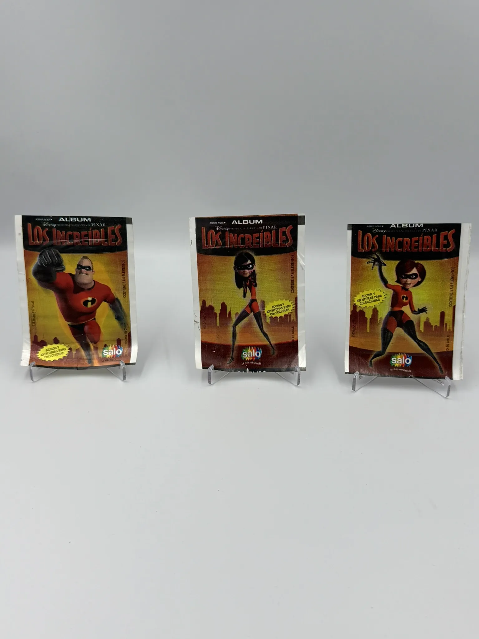 Los Increibles - Sobre de Laminas/Cromos/Figuritas Sellado Original - Salo
