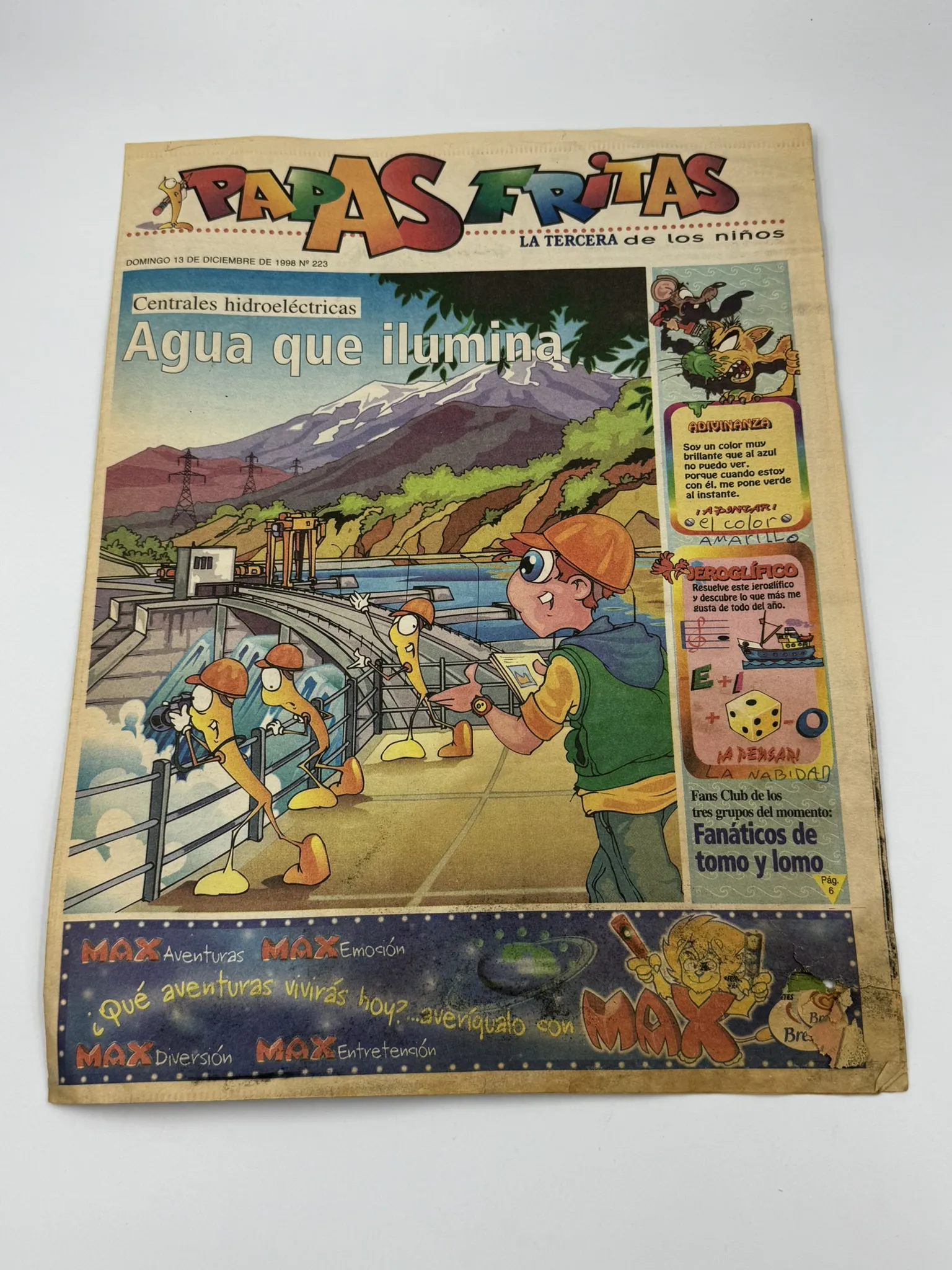 Pack Retro de 16 Suplementos Papas Fritas – La Tercera de los Niños