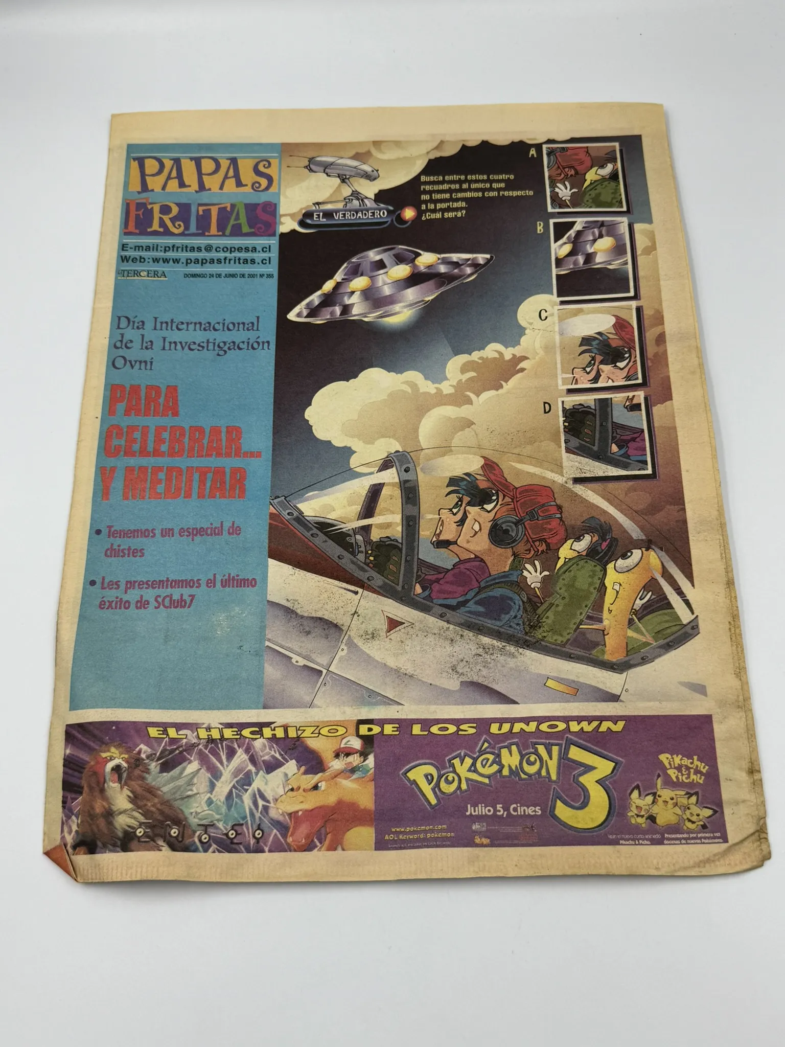 Pack Retro de 16 Suplementos Papas Fritas – La Tercera de los Niños