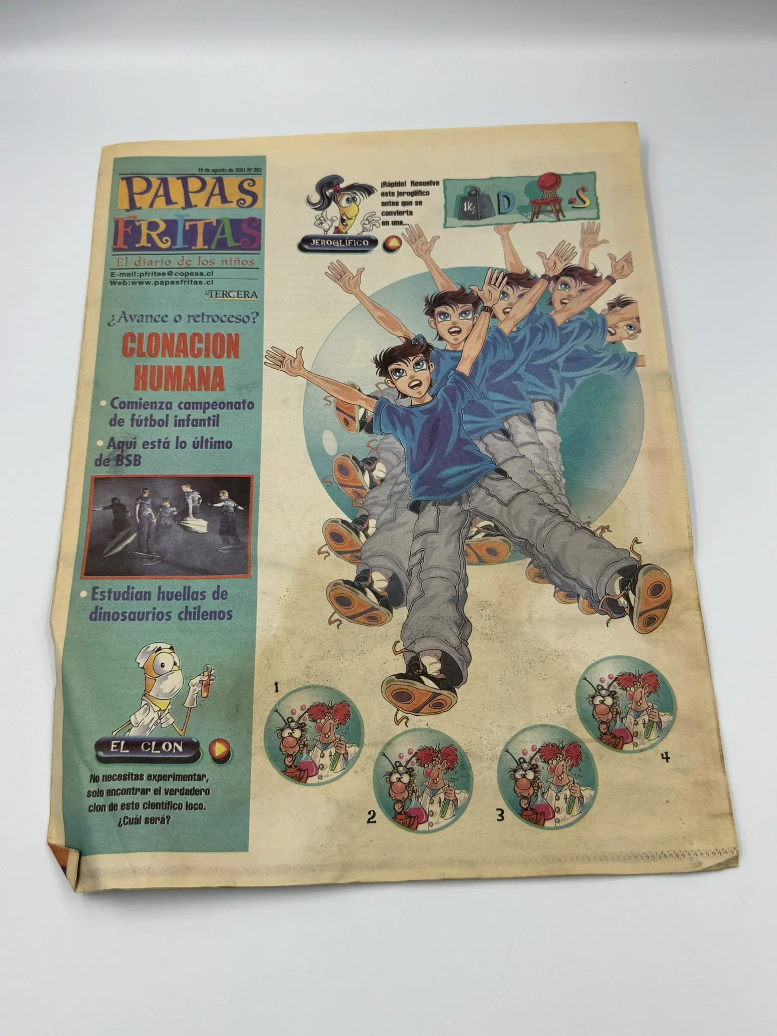 Pack Retro de 16 Suplementos Papas Fritas – La Tercera de los Niños