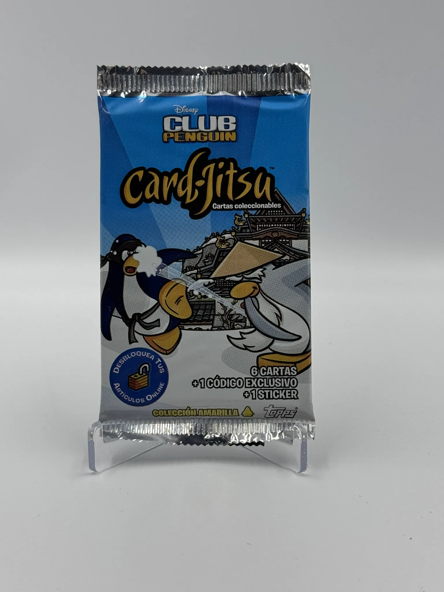Club Penguin - Coleccion Amarilla - Sobre de Laminas/Cromos/Figuritas Sellado - Topps