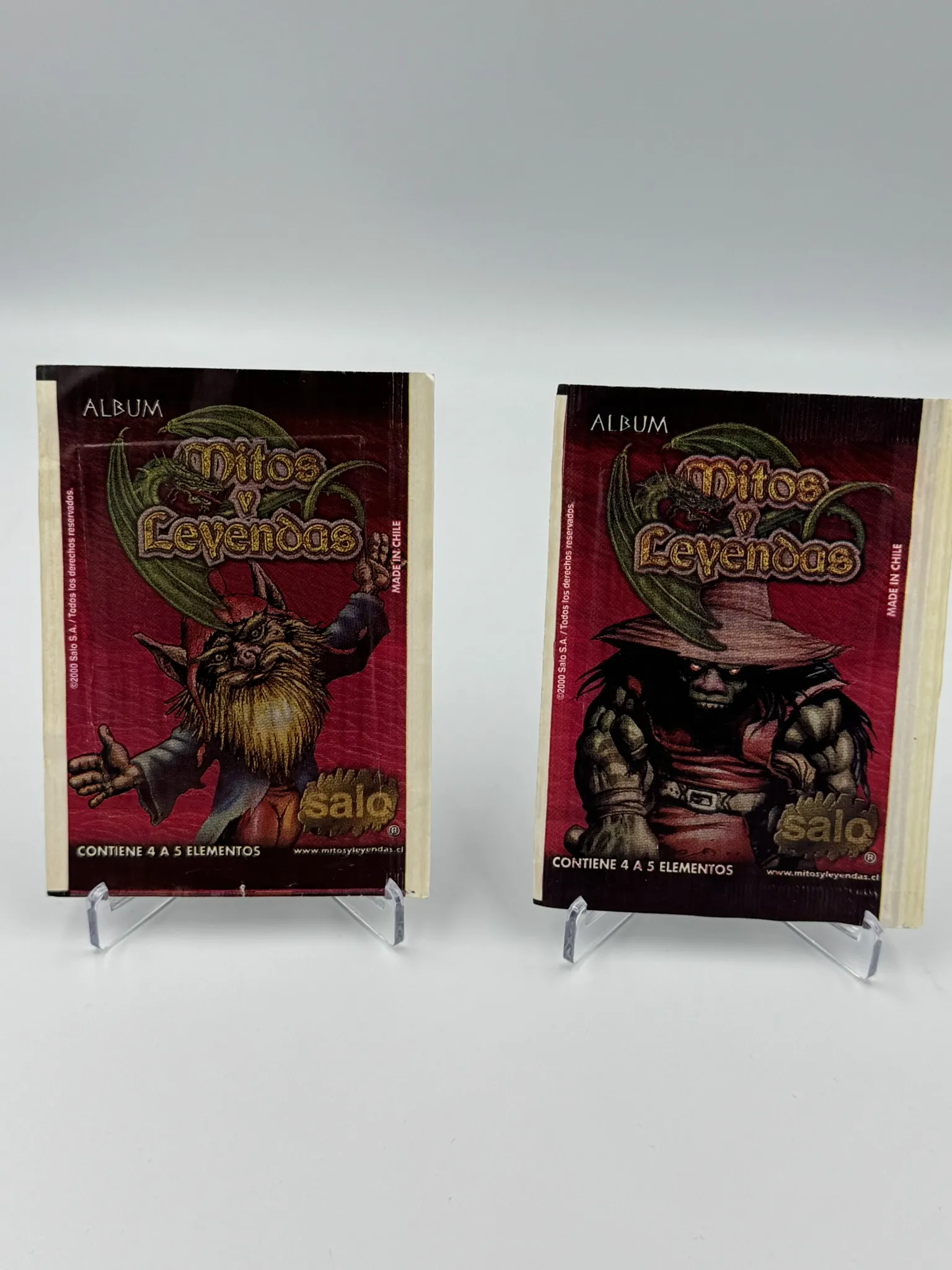 Mitos y Leyendas - Sobre de Laminas/Cromos/Figuritas Sellado Original - Salo