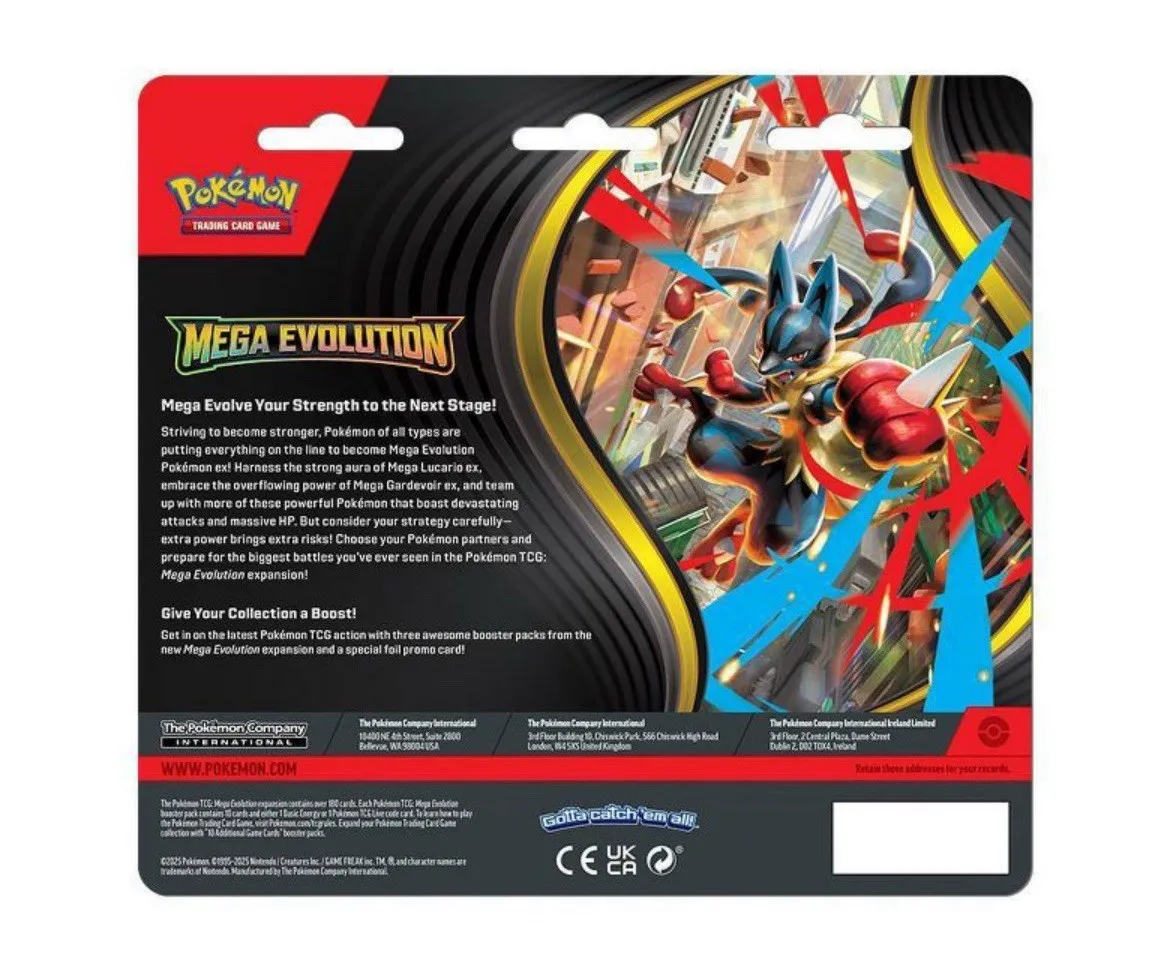Mega Evolution - 3 Pack Blister