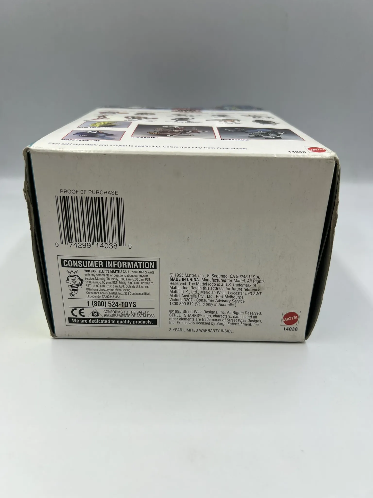 Figura - Street Shark - Jet Pack Jab 1995