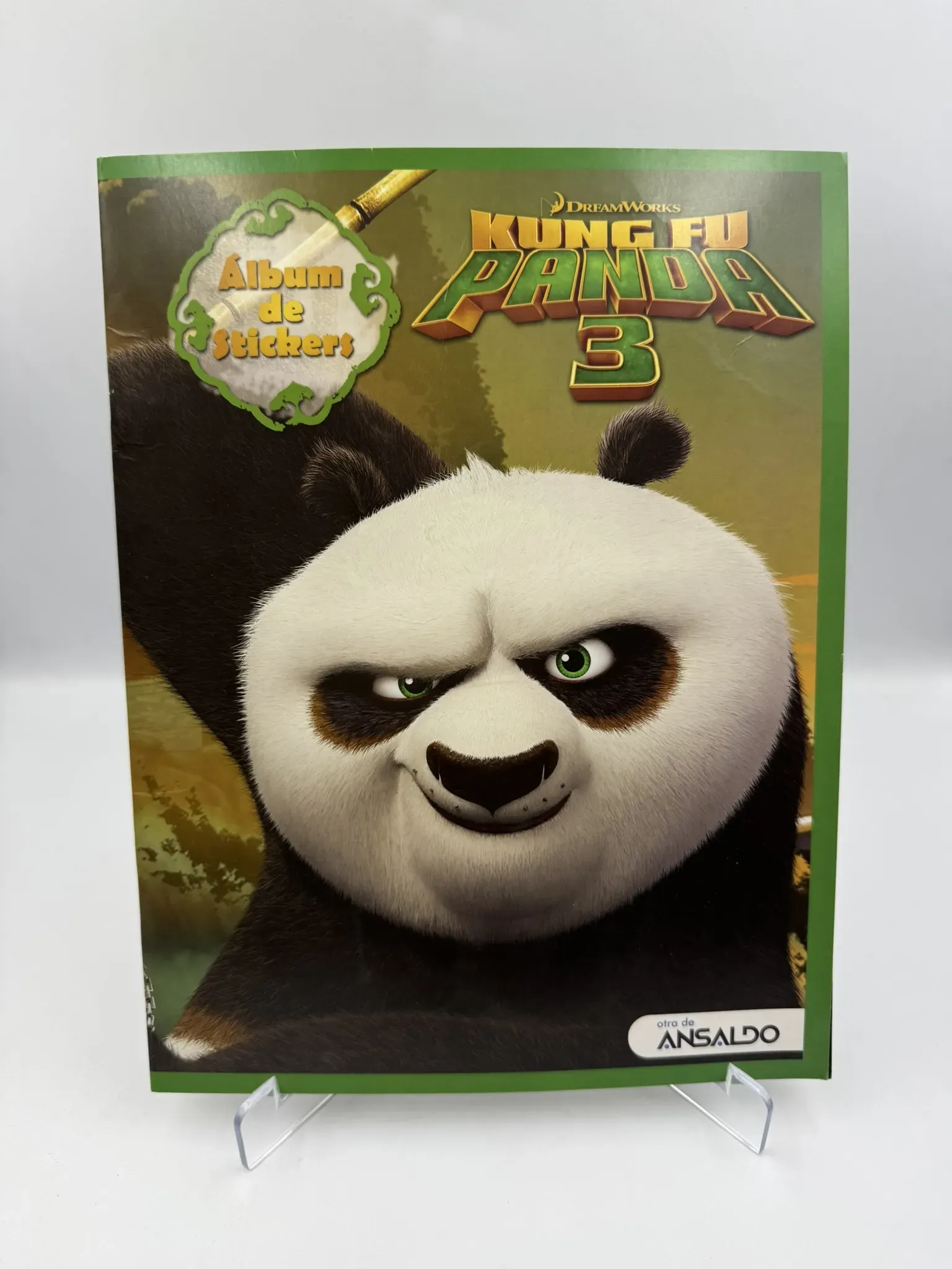 Kung Fu Panda 3 - Album Incompleto Pegado (7%) - Ansaldo (2013)