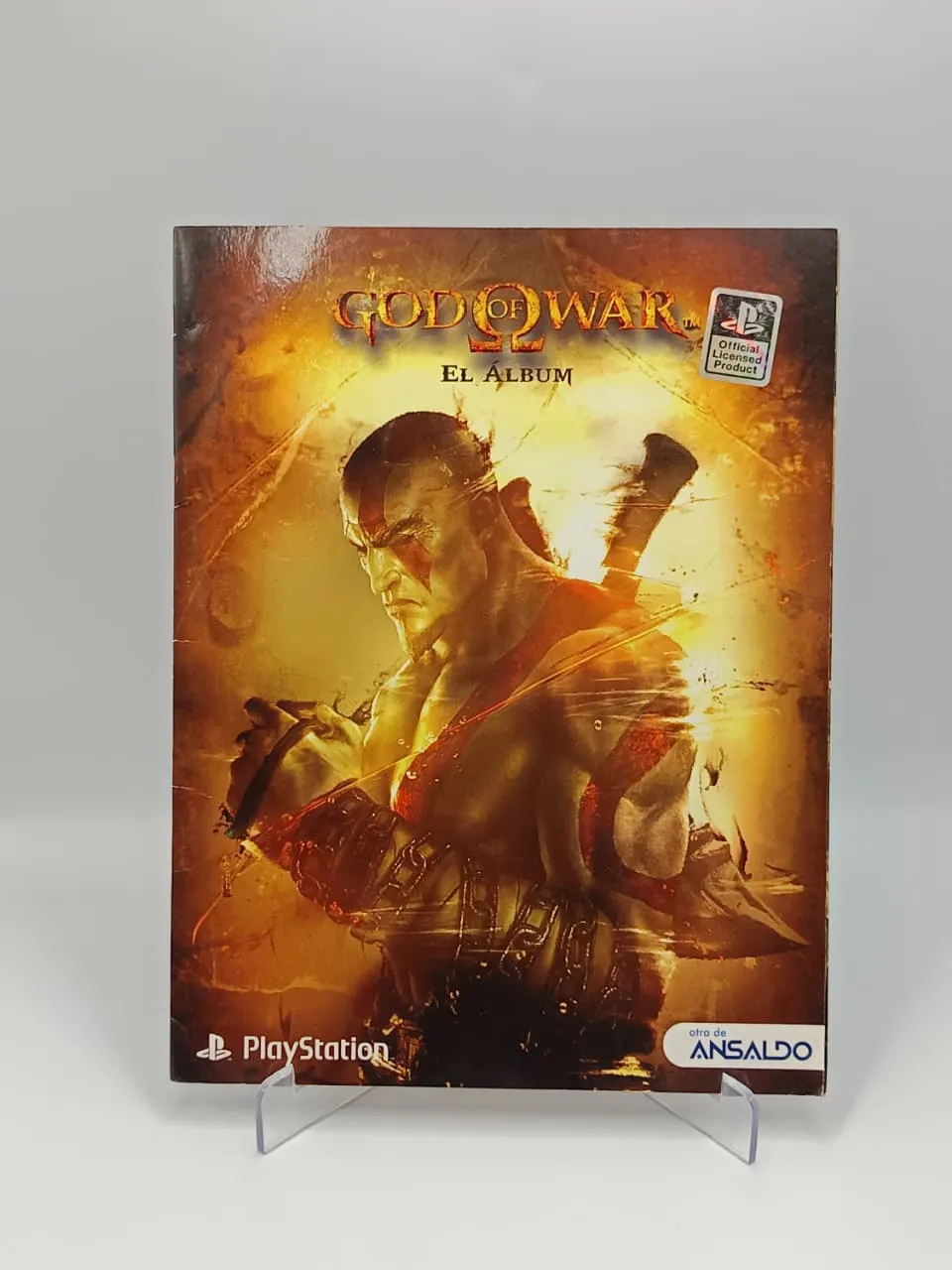 God of War  - Album Incompleto Pegado (%) - Ansaldo (2014)