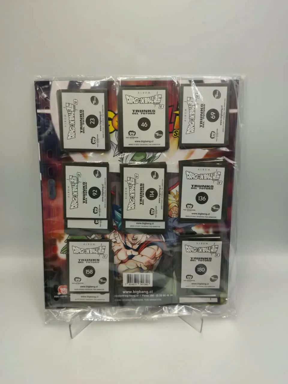 Dragon Ball Super 3 - Trunks del Futuro - Album Vacio + Set de Laminas Normales - Big Bang Copag (2019)