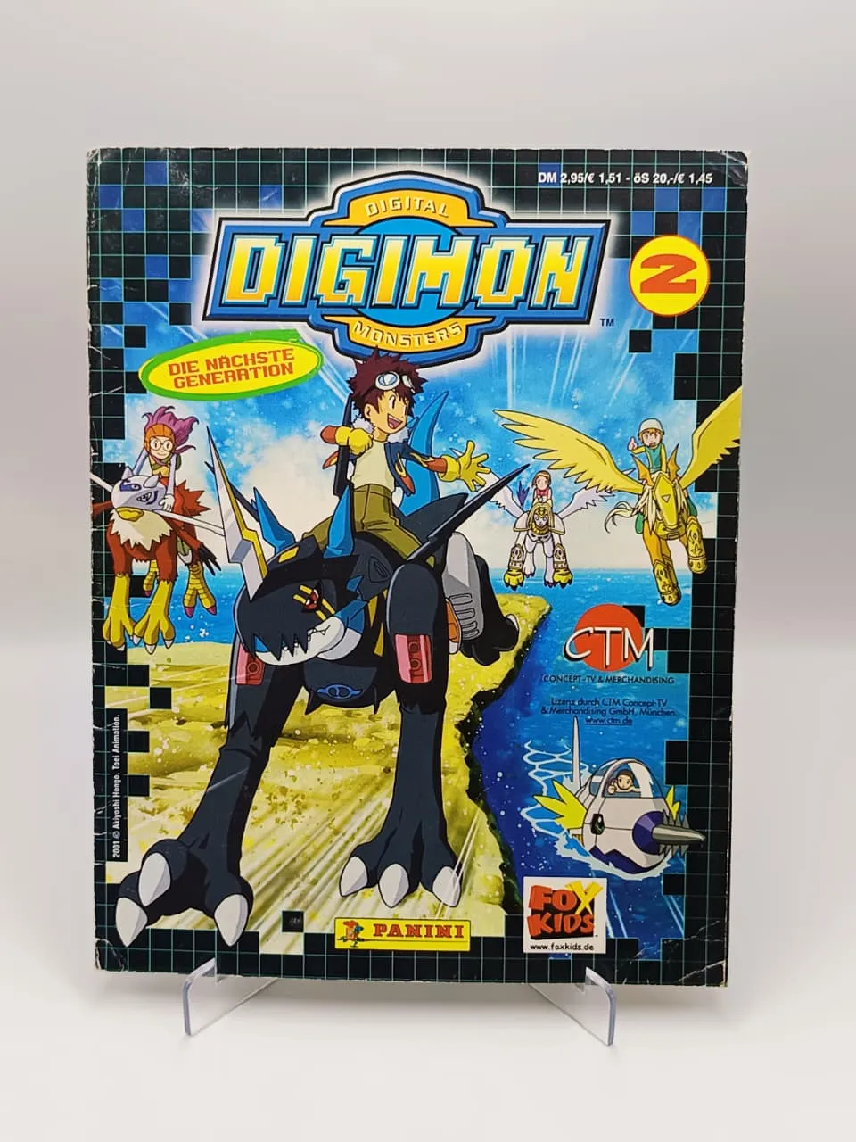 Digimon 2 - Album Incompleto Pegado (81%) - Panini (2001)