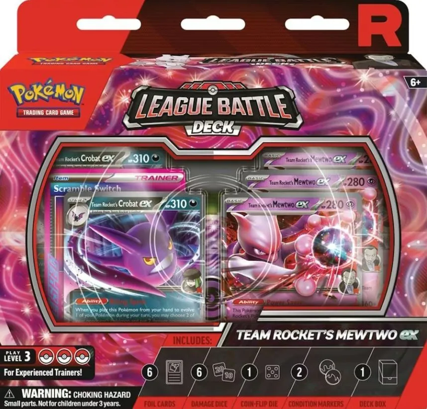 Team Rocket's Mewtwo Ex League Battle Deck