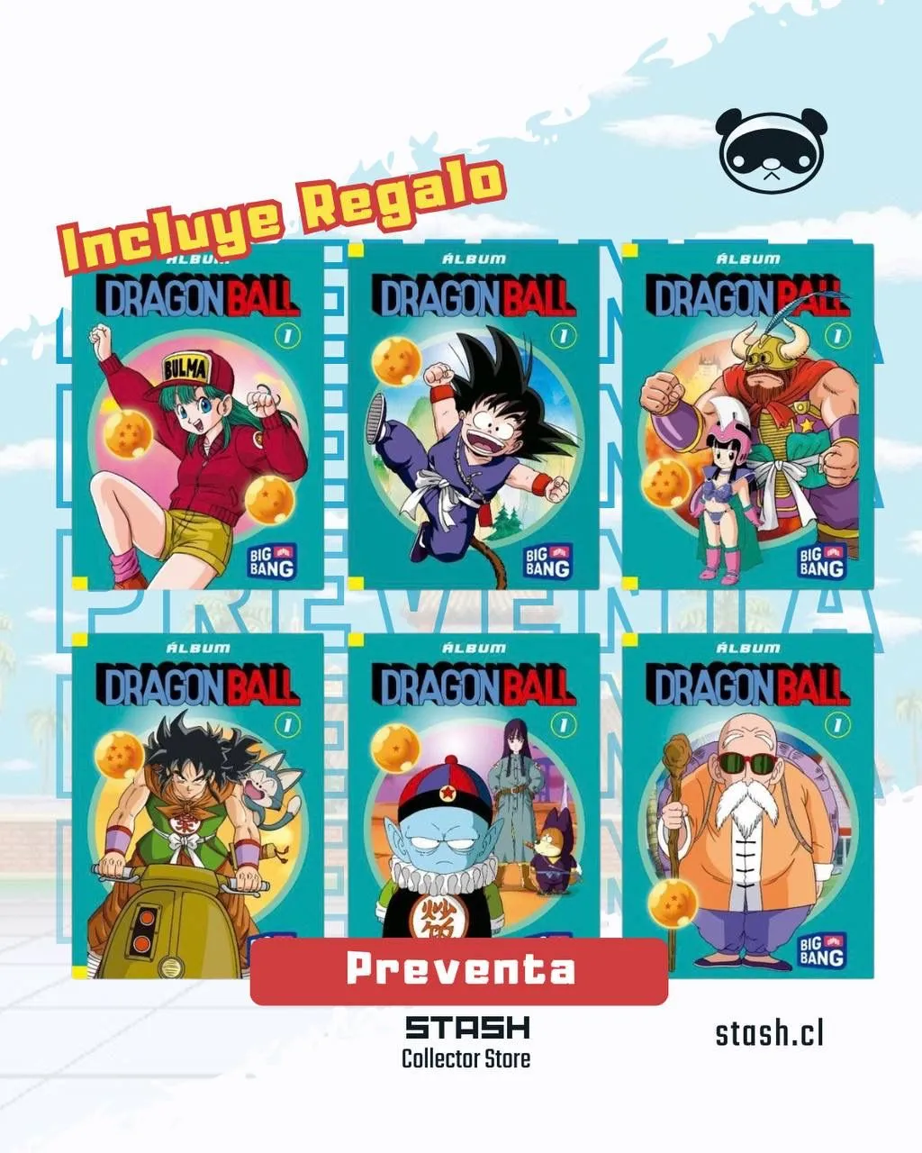 PREVENTA (Marzo  20) - Album Dragon Ball A Pegar- Saga de Pilaf y Torneo de Artes Marciales Parte 1 