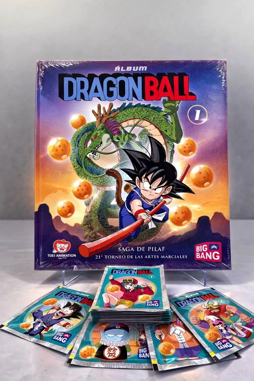 PREVENTA (Marzo  20) - Pack Album Tapa Normal  + Sobres - Dragon Ball 1 