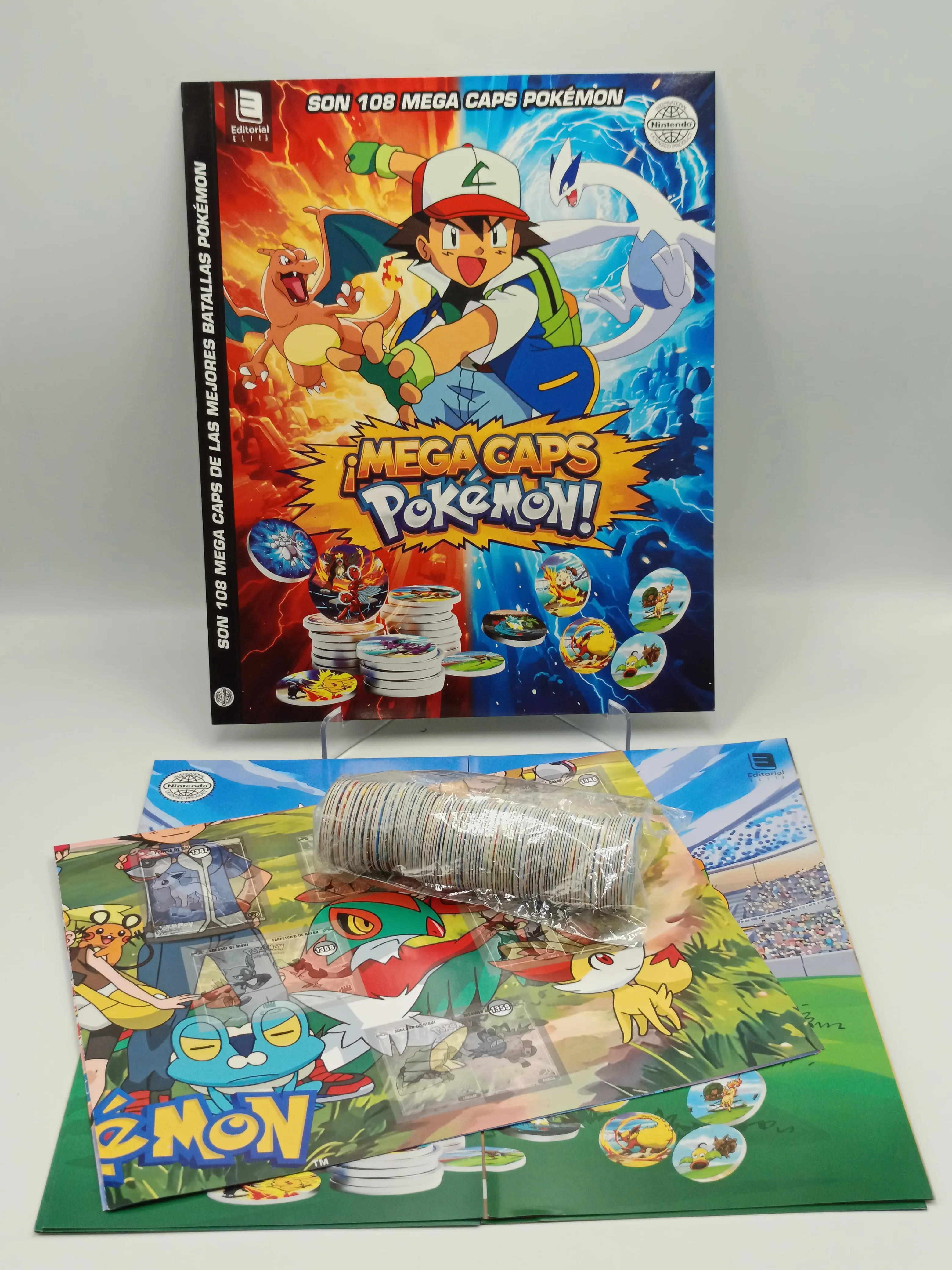 Pokemon Galaxy Enciclopedia Definitiva Album + Set completo de Laminas + Extras