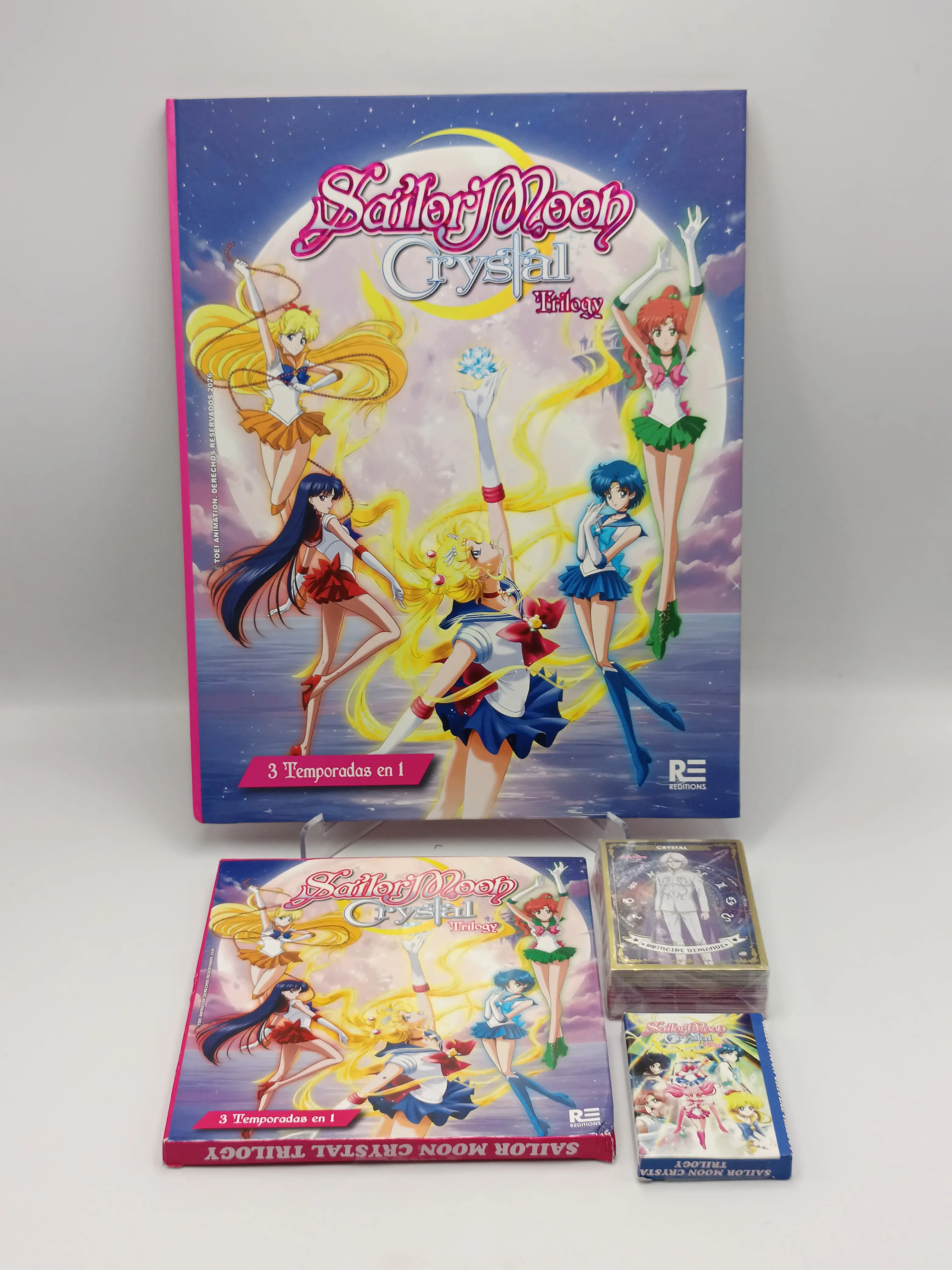 Sailor Moon Crystal Trilogy - Album + Set completo de Laminas + Extras