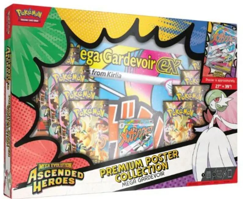 (PREVENTA 20 Marzo) Ascended Heroes - Premium Poster Collection (Mega Gardevoir)