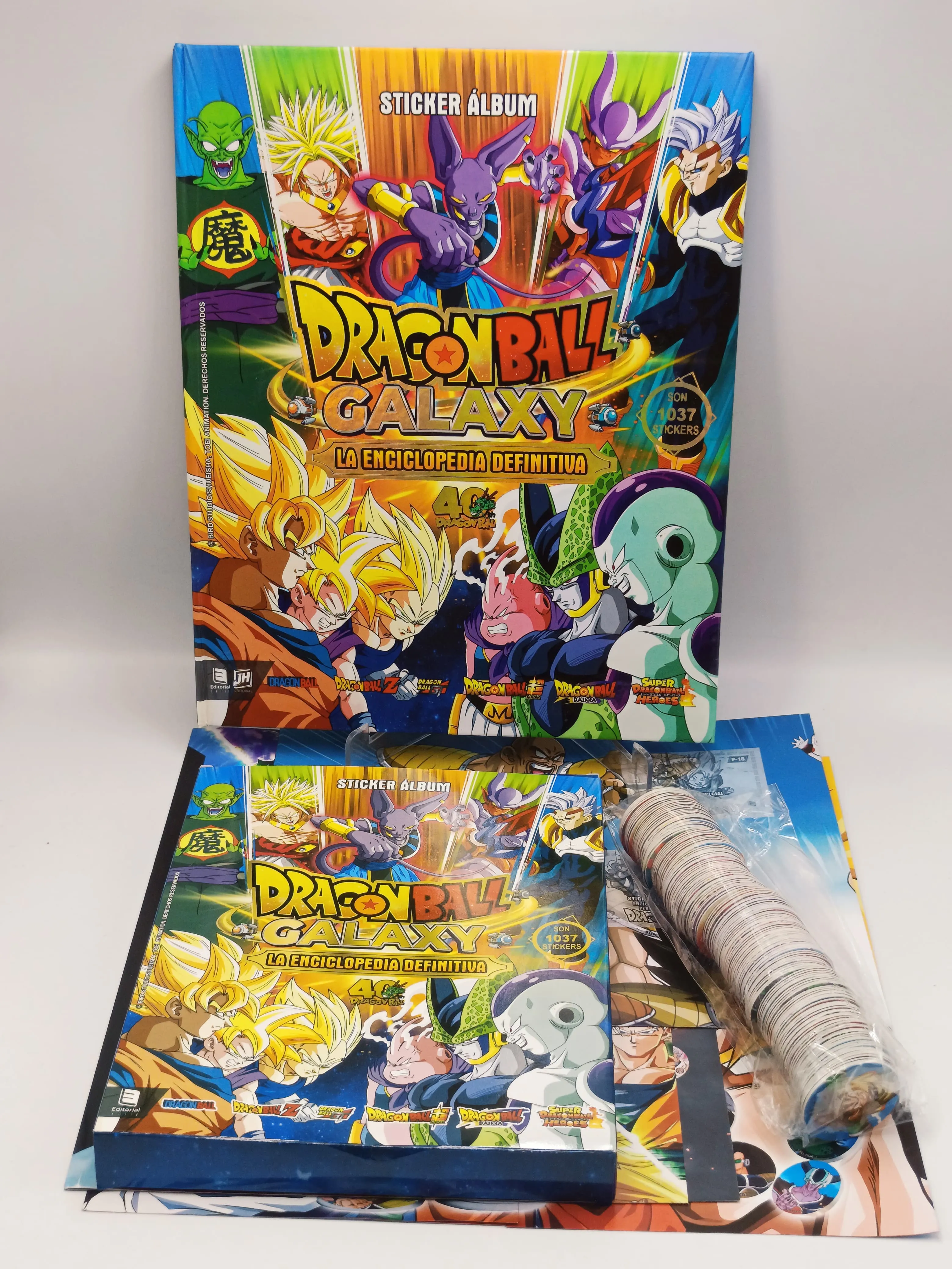 Dragon Ball Galaxy Enciclopedia Definitiva - Edicion 40 años - Album + Set completo de Laminas + Extras