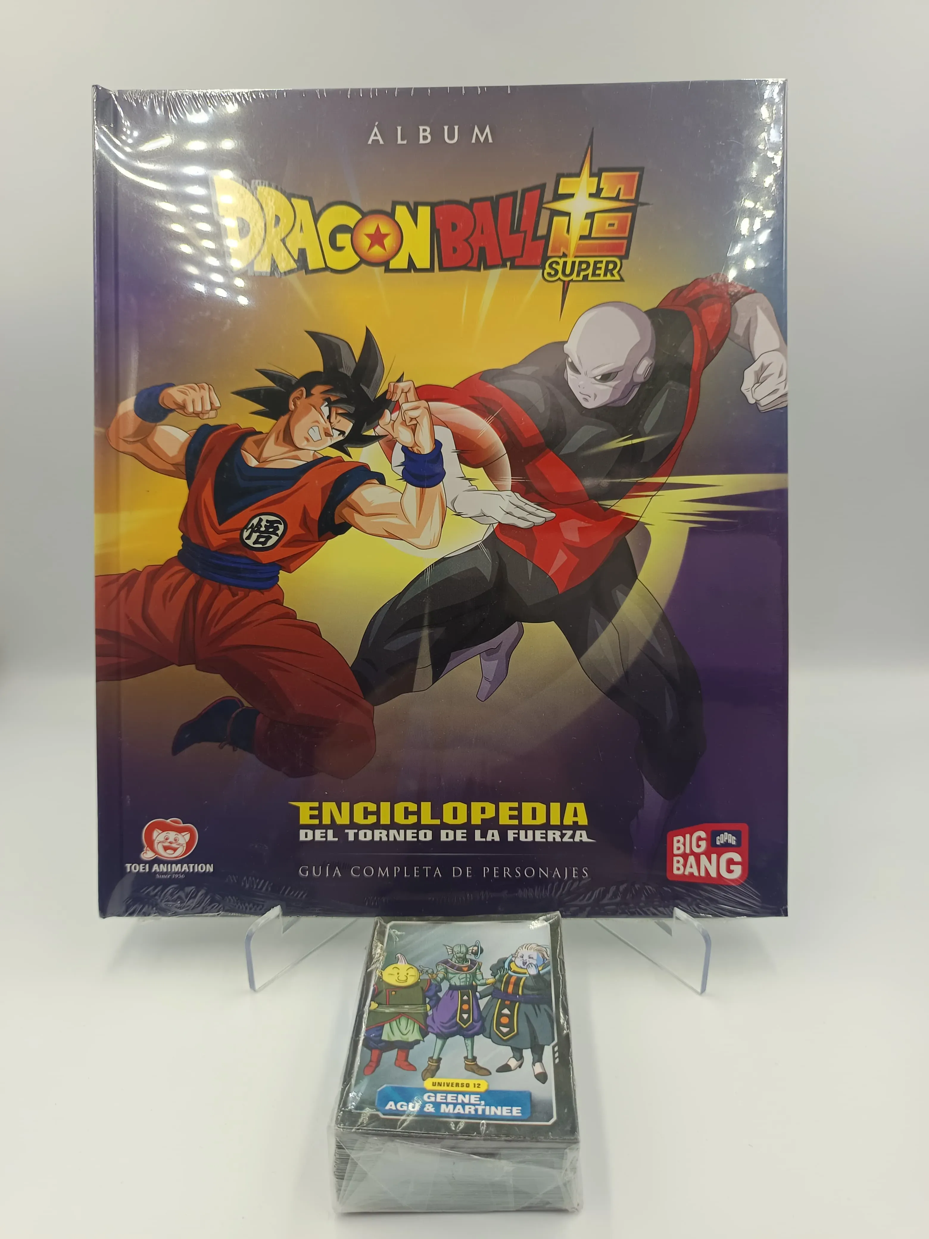Dragon Ball Super - Enciclopedia del Torneo de la Fuerza Album + Set de Laminas Incompleto - Big Bang Copag (2021) 