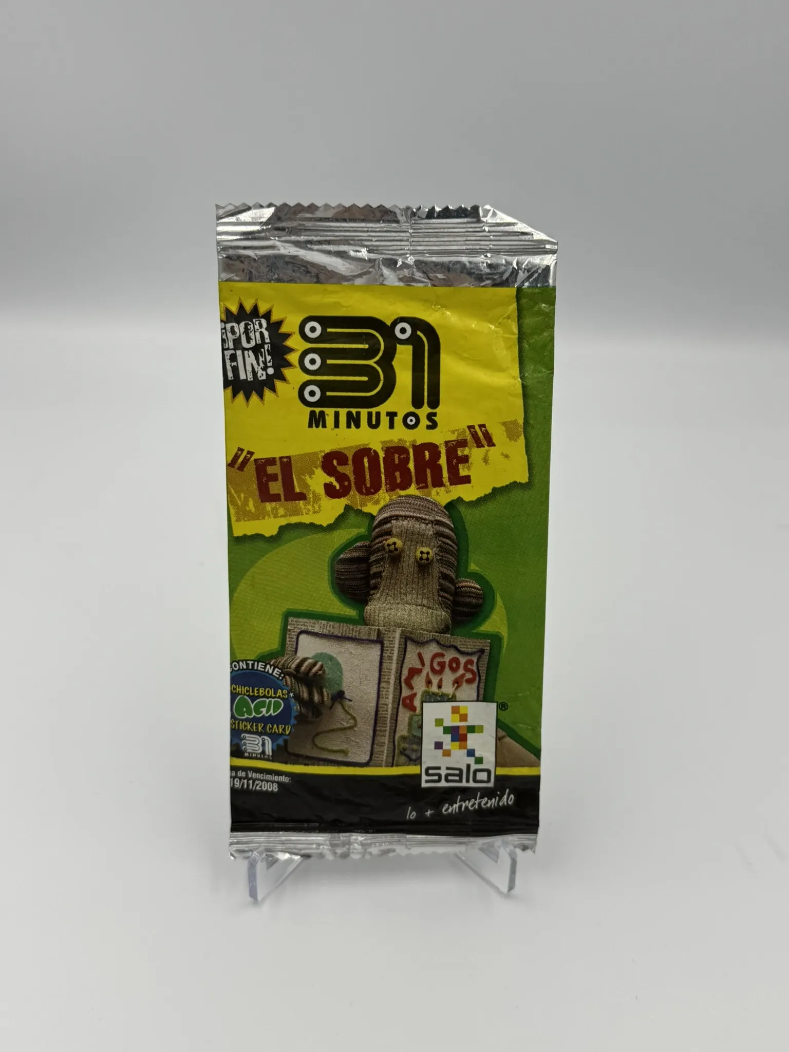 31 Minutos (Sobre Especial) - Sobre de Laminas/Cromos/Figuritas Sellado Original - Salo