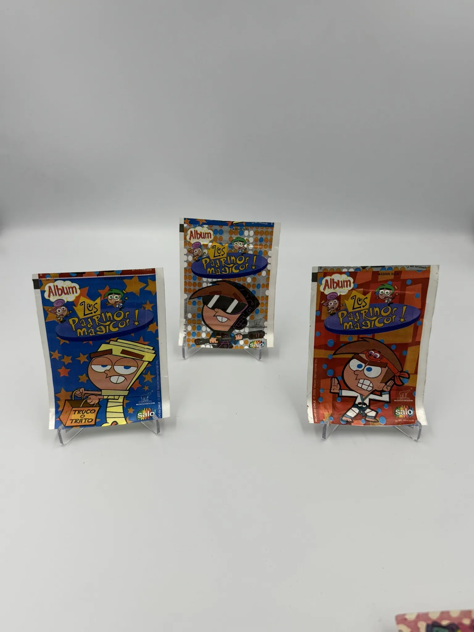 Los Padrinos Magicos - Sobre (3 Variantes) de Laminas/Cromos/Figuritas Sellado Original - Salo
