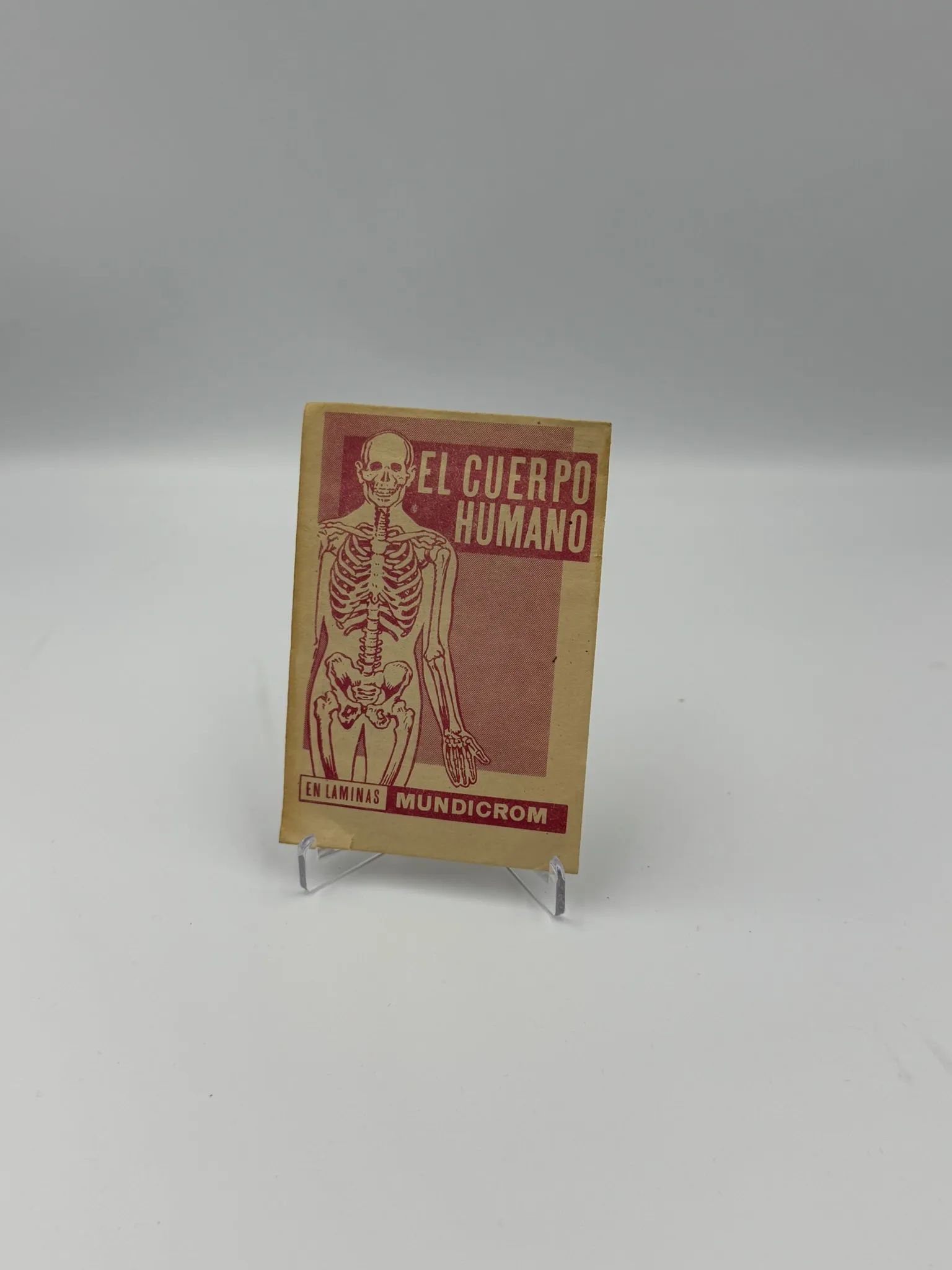 El Cuerpo Humano - Sobre de Laminas/Cromos/Figuritas Sellado - Mundicrom