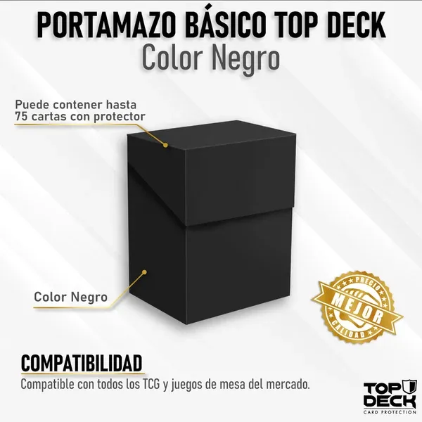 Portamazos Esencial | TOPDECK 75 color Negro