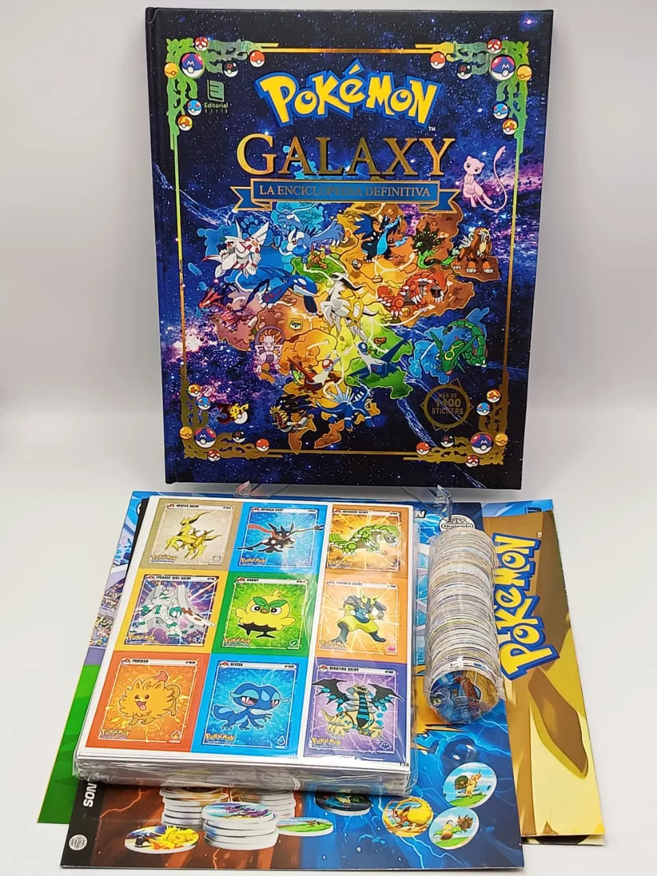 Pokemon Galaxy Enciclopedia Nueva Edicion - Album + Set de Laminas Completo + Extras - Elite (2026)