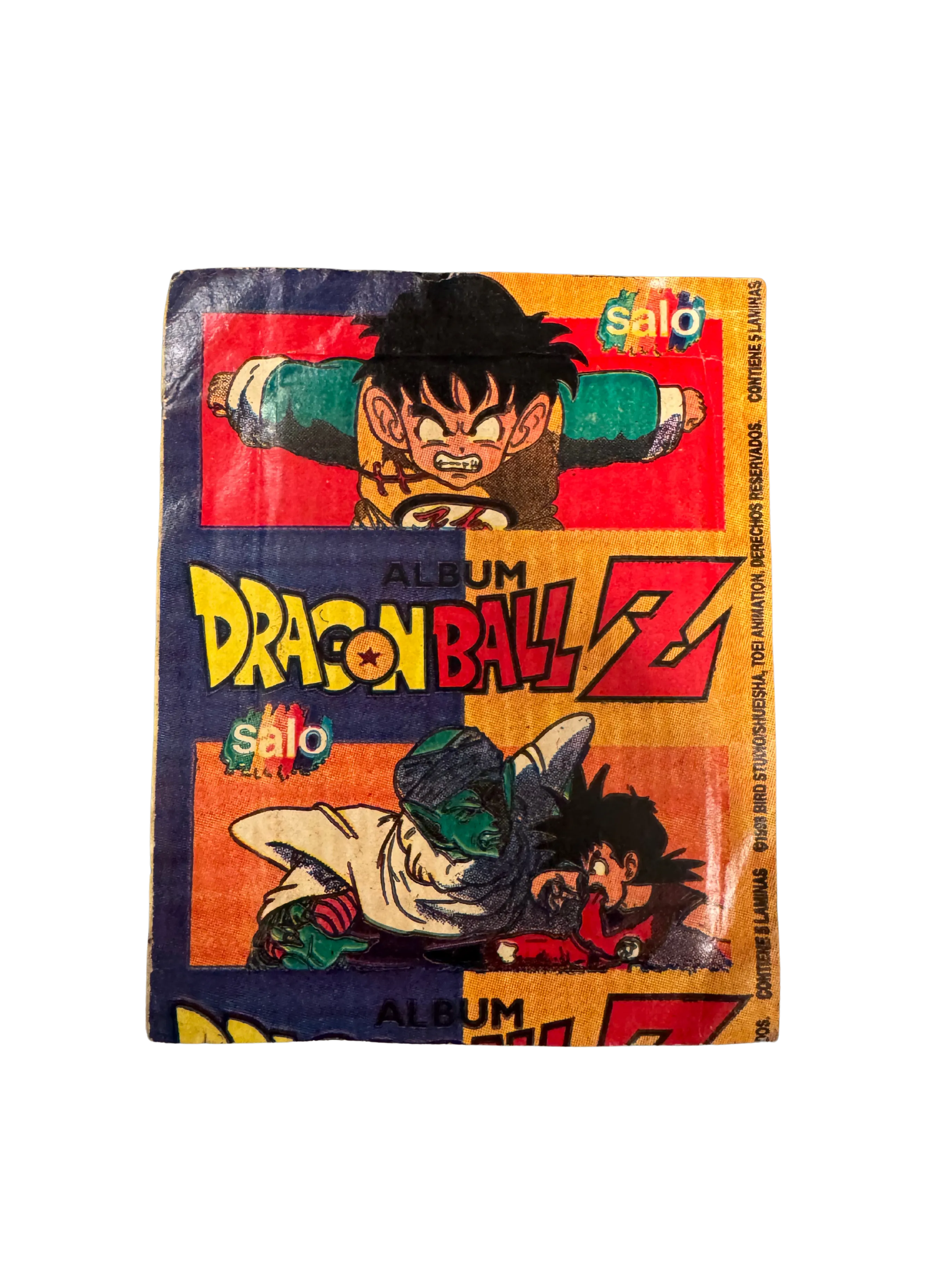 Dragon Ball Z - Sobre de Laminas/Cromos/Figuritas Sellado Original - Salo
