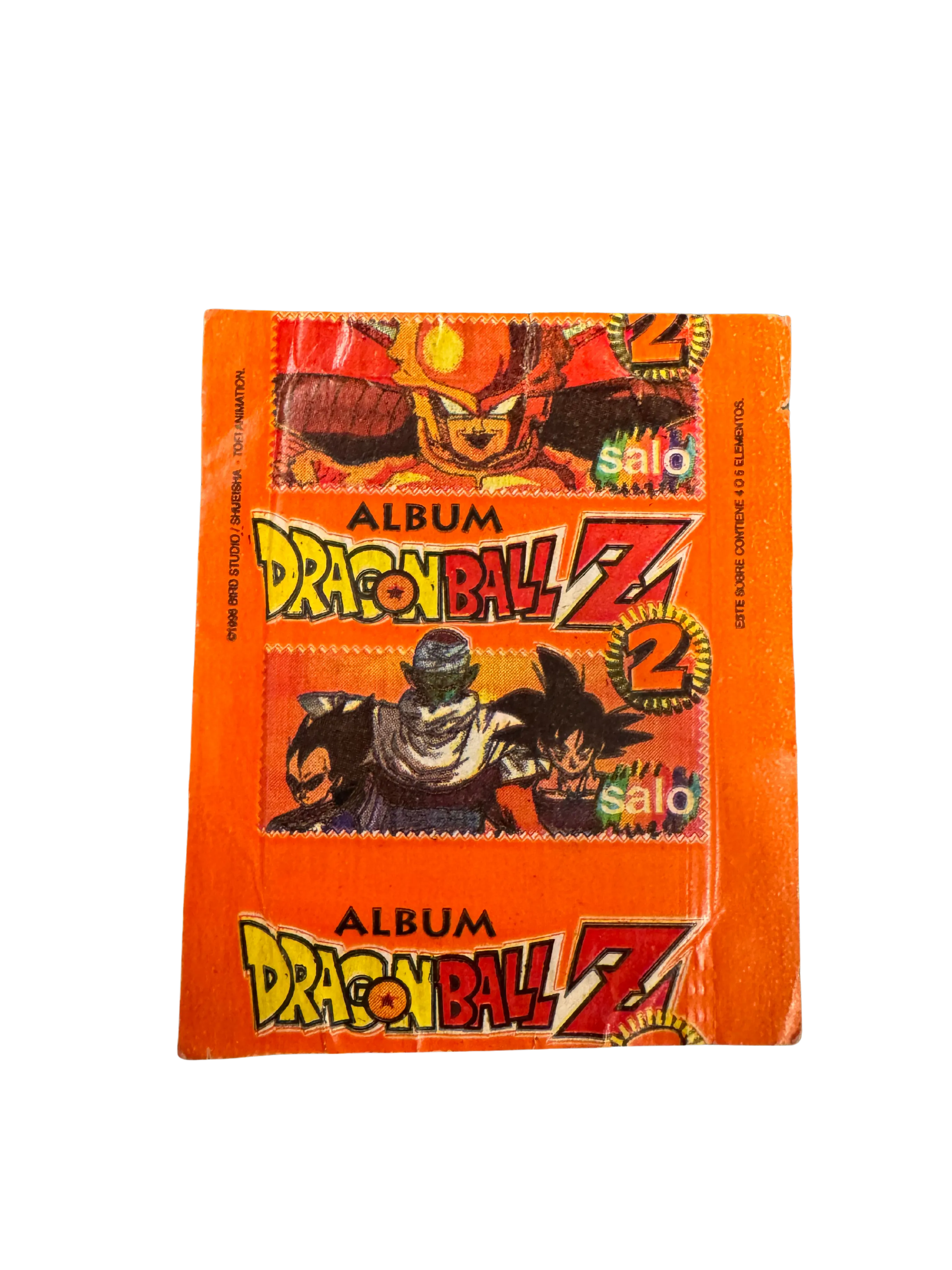 Dragon Ball Z 2 - Sobre de Laminas/Cromos/Figuritas Sellado Original - Salo
