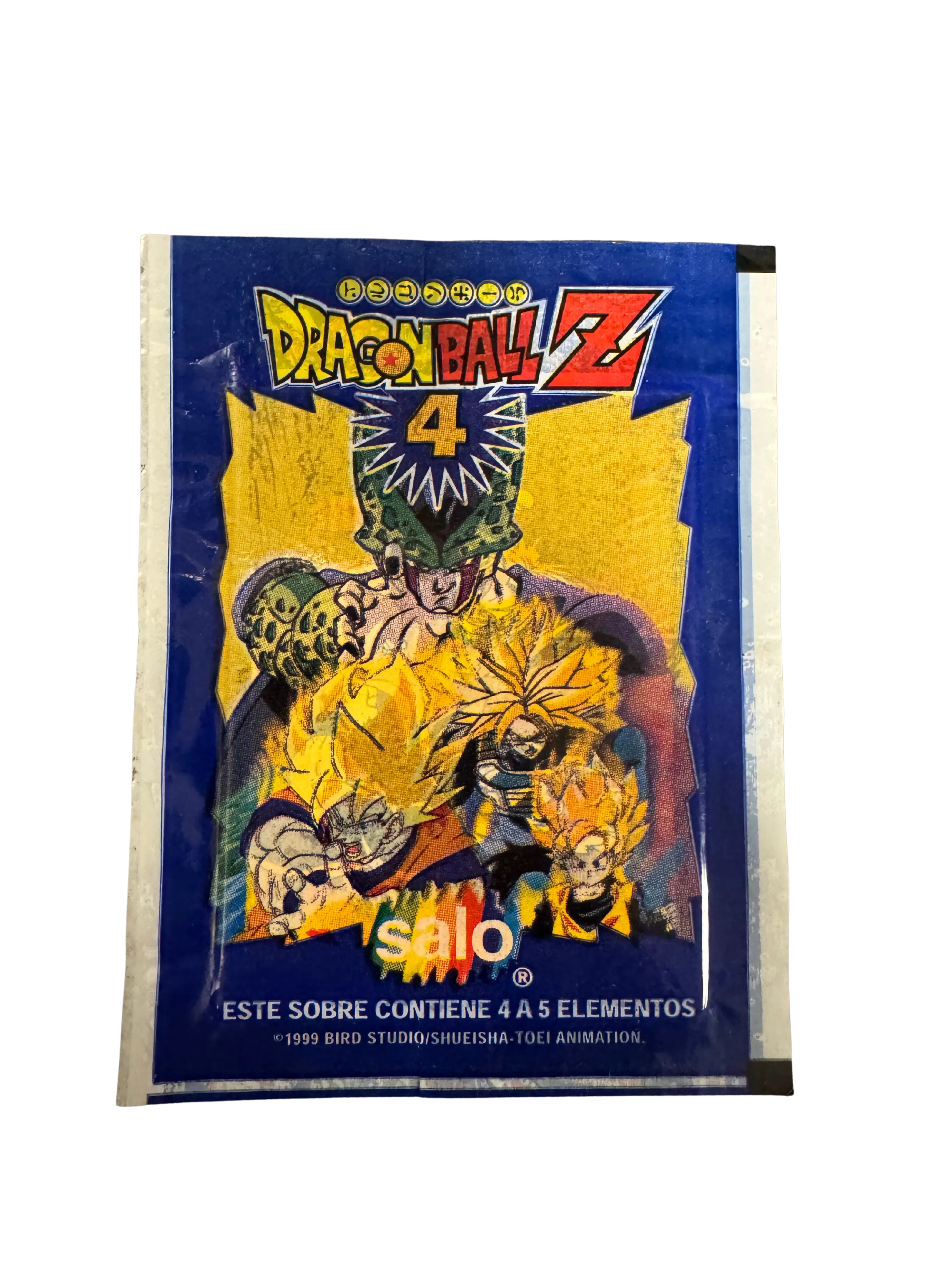 Dragon Ball Z 4 - Sobre de Laminas/Cromos/Figuritas Sellado Original - Salo