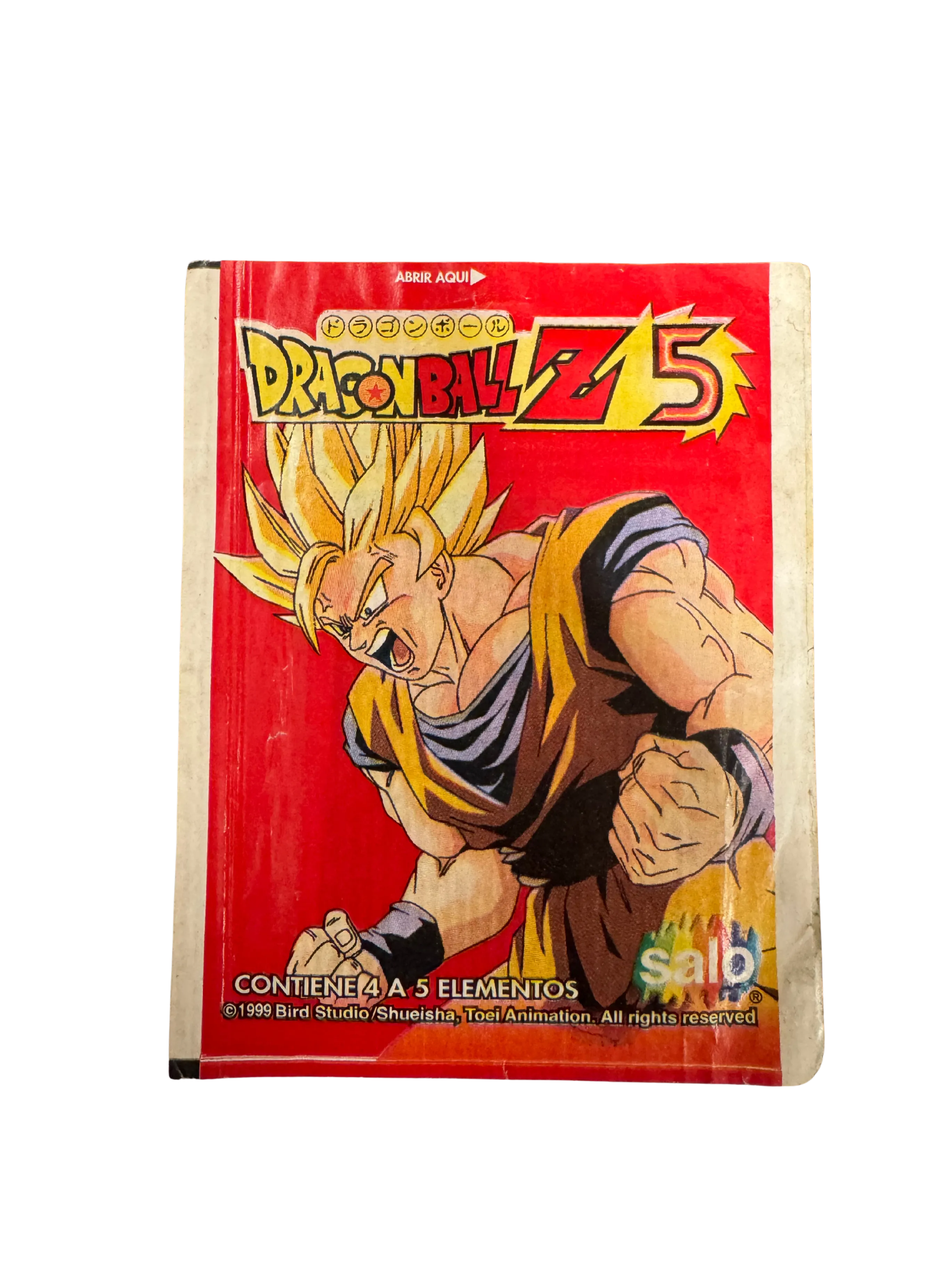 Dragon Ball Z 5 - Sobre de Laminas/Cromos/Figuritas Sellado Original - Salo