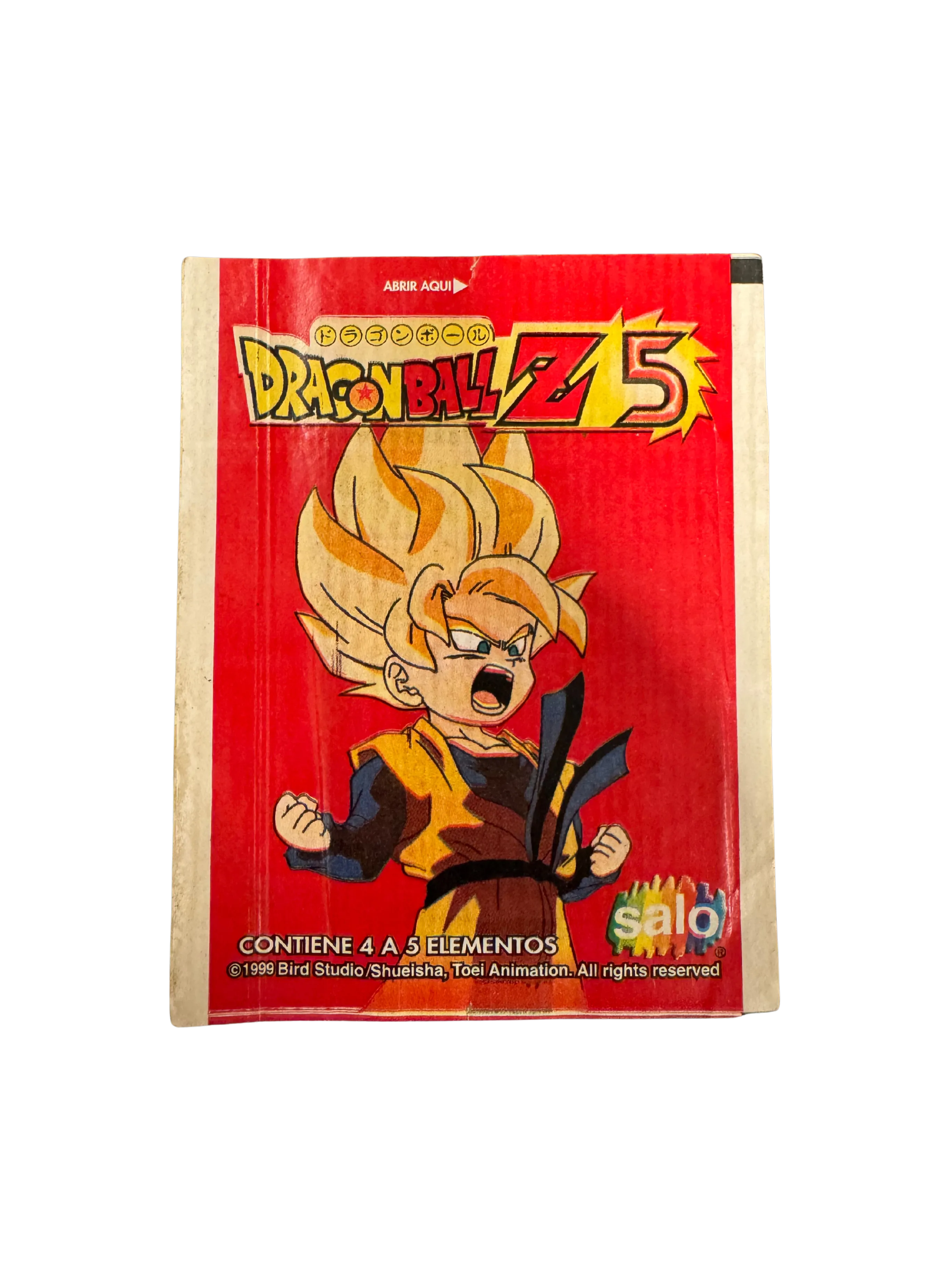 Dragon Ball Z 5 - Sobre de Laminas/Cromos/Figuritas Sellado Original - Salo