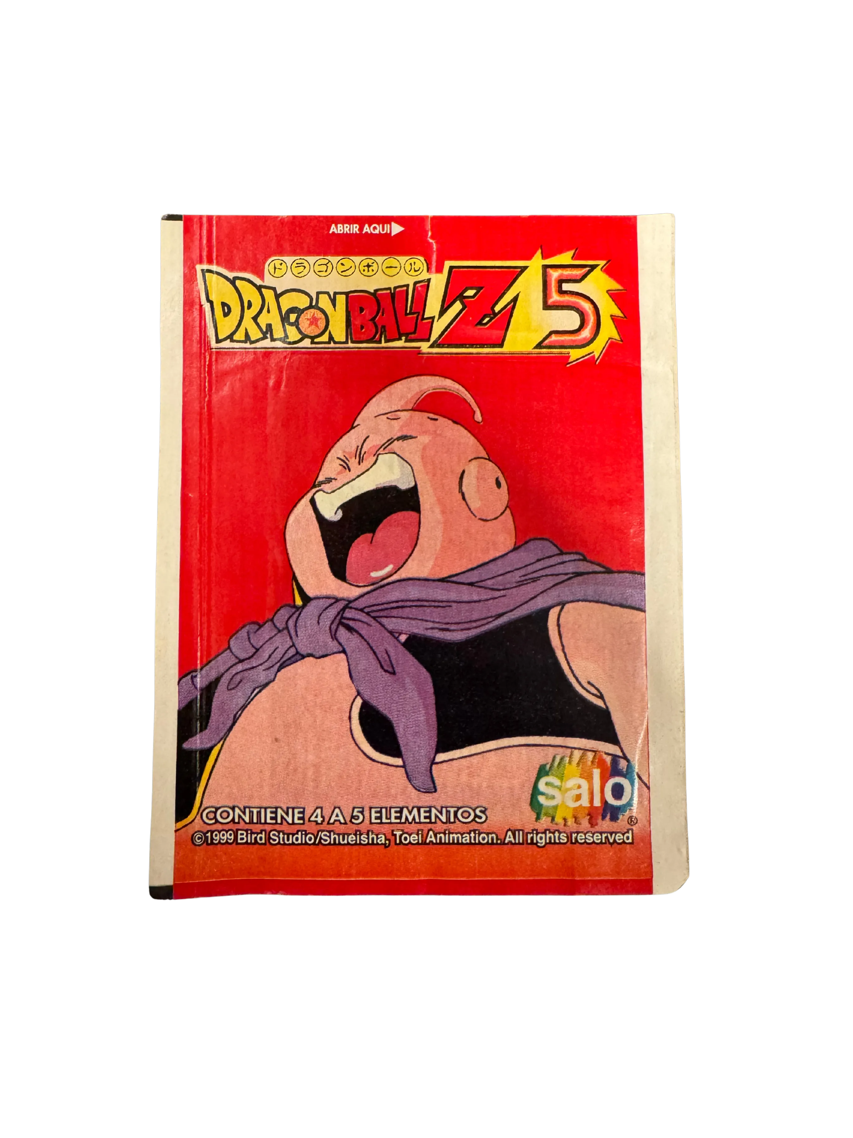 Dragon Ball Z 5 - Sobre de Laminas/Cromos/Figuritas Sellado Original - Salo