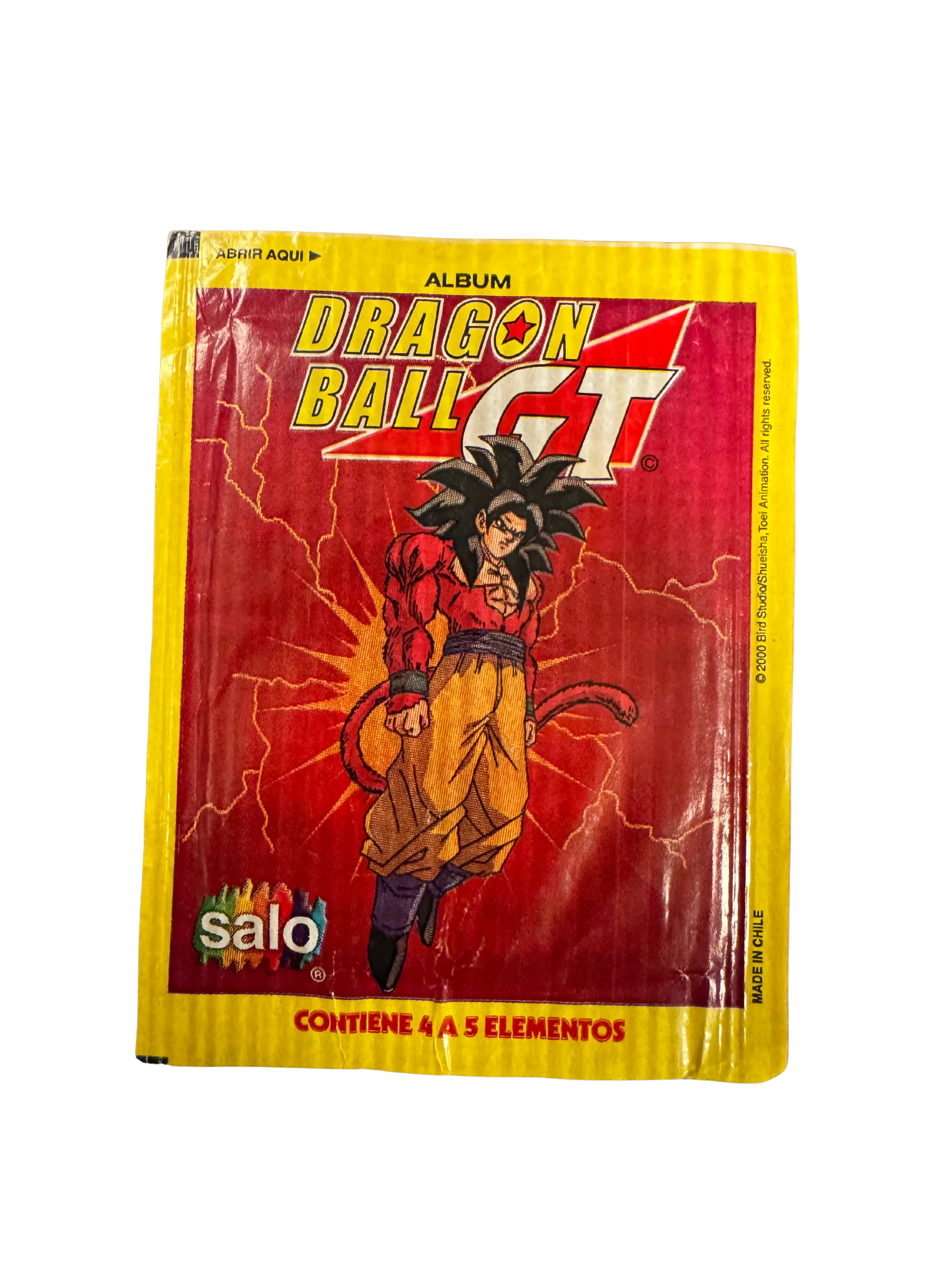 Dragon Ball GT - Sobre de Laminas/Cromos/Figuritas Sellado Original - Salo