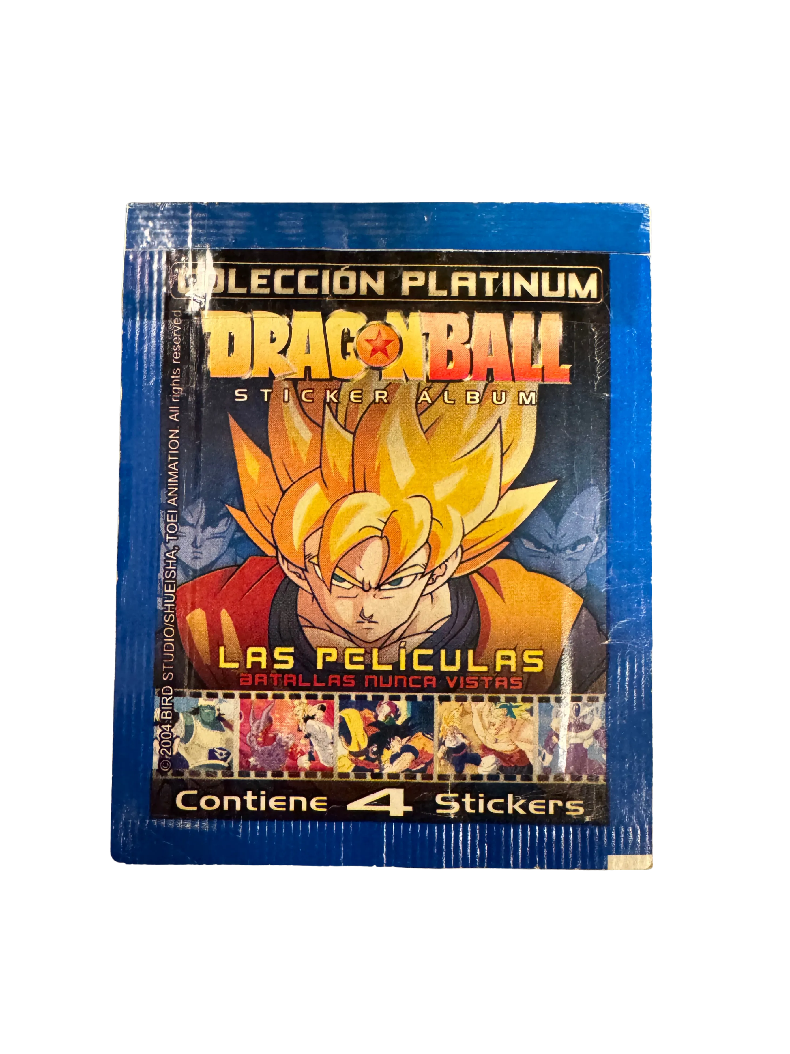 Dragon Ball - Coleccion Platinum - Las Peliculas - Sobre Sellado - Sobre de Laminas/Cromos/Figuritas Sellado Original - Salo