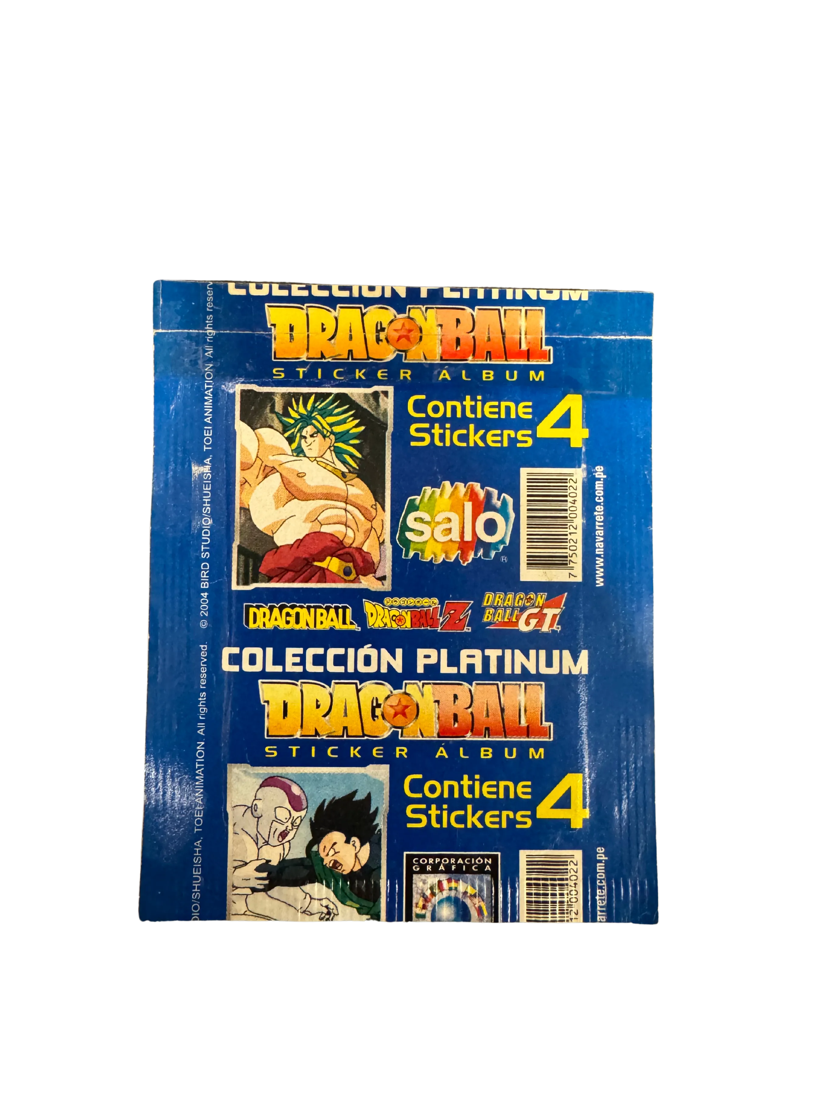 Dragon Ball - Coleccion Platinum - Las Peliculas - Sobre Sellado - Sobre de Laminas/Cromos/Figuritas Sellado Original - Salo